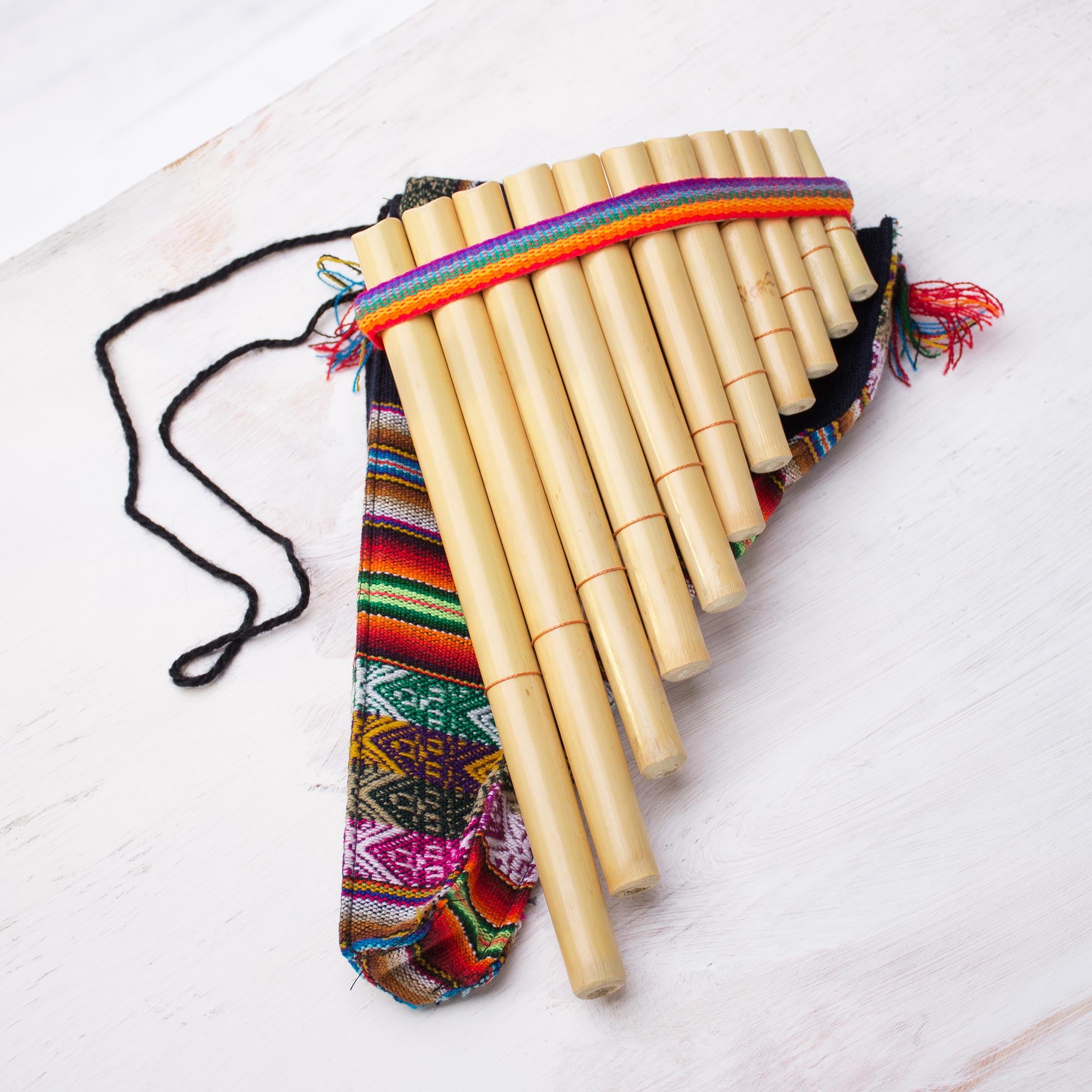 Premium Andean Panpipe - Handcrafted Woodwind Instrument