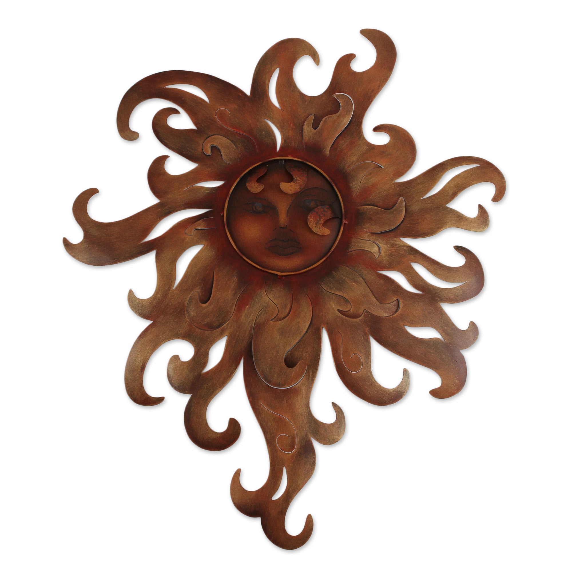 Premium Lady of the Sun Steel Wall Art Sculpture