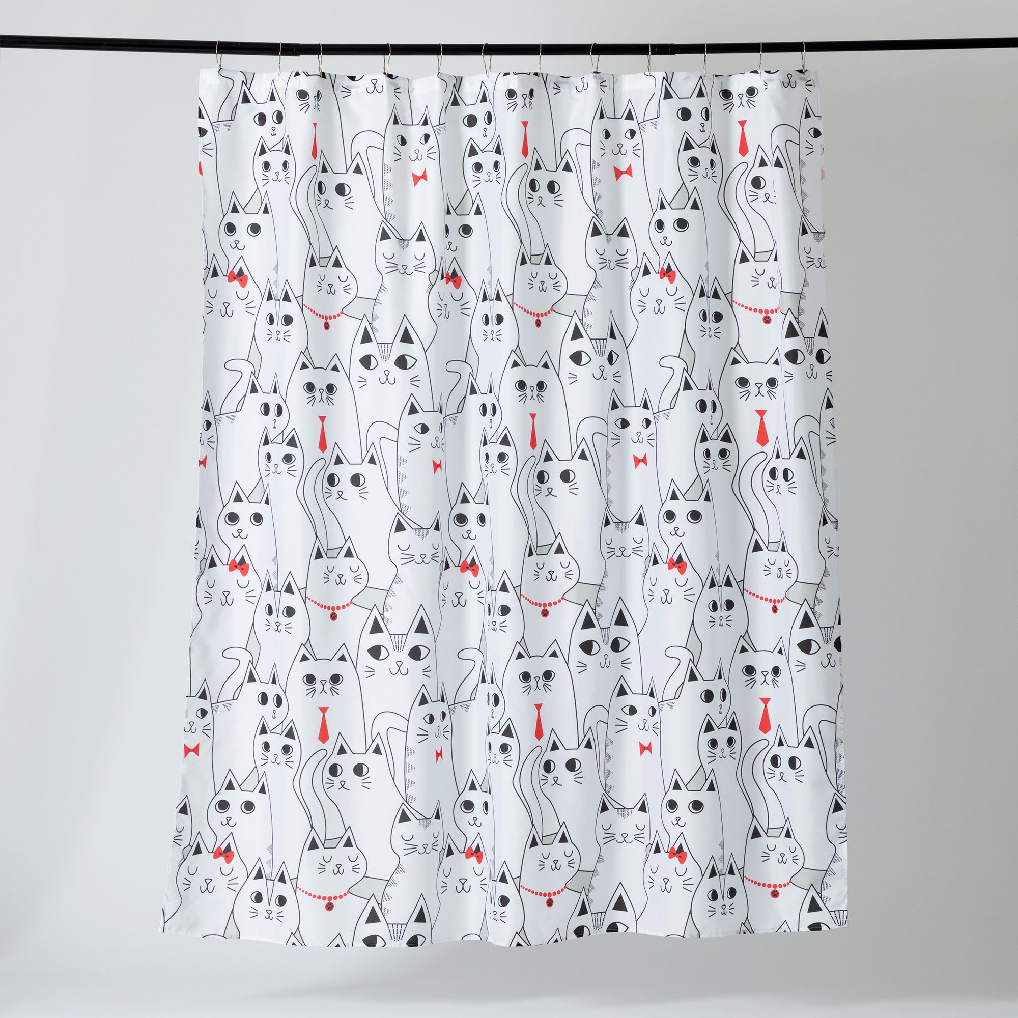 Premium Animal Lover's Shower Curtain Set with 12 Hooks - Upgrade Your Bathroom Decor