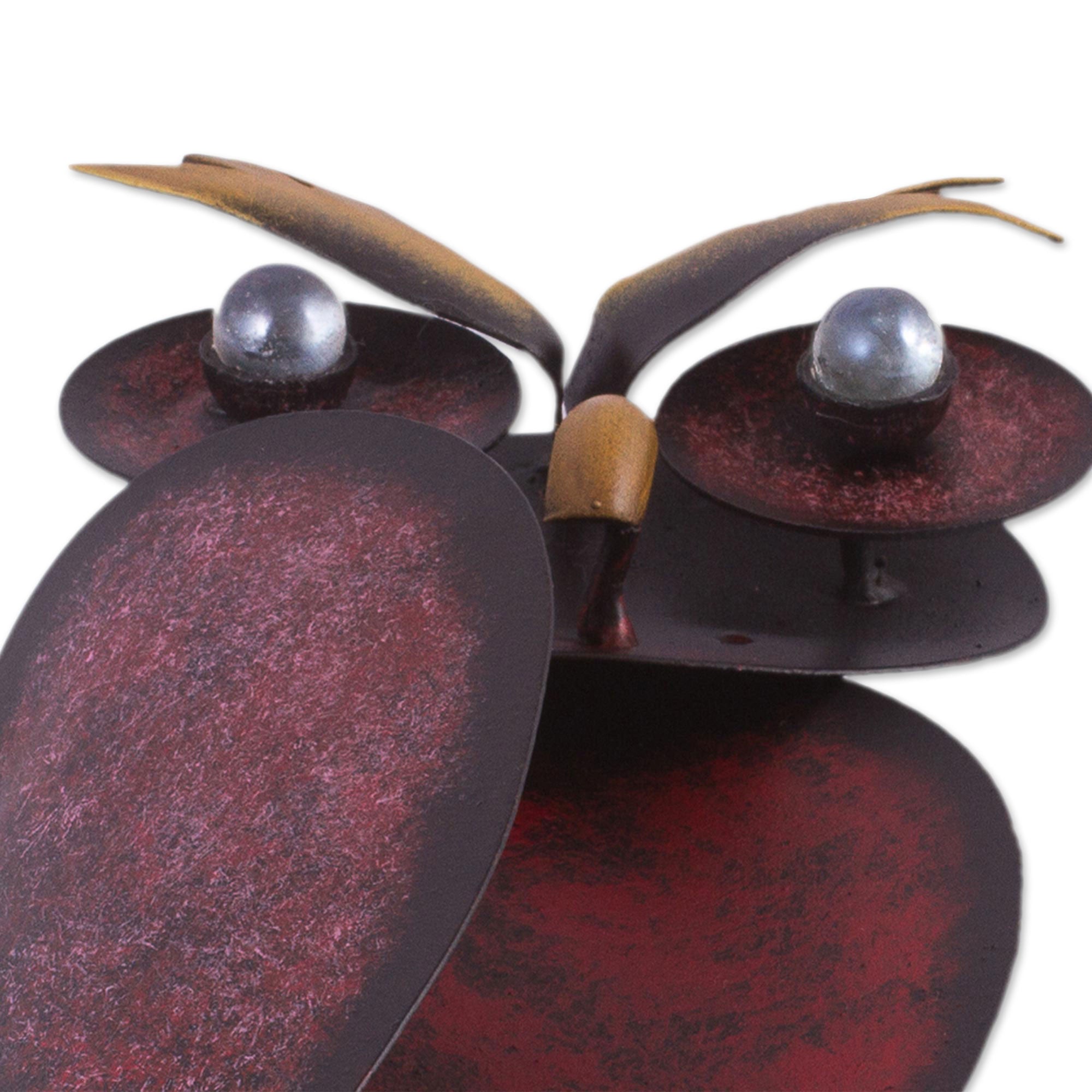 Premium Handcrafted Steel Owl and Moon Wall Sculpture - Mexican Artistry