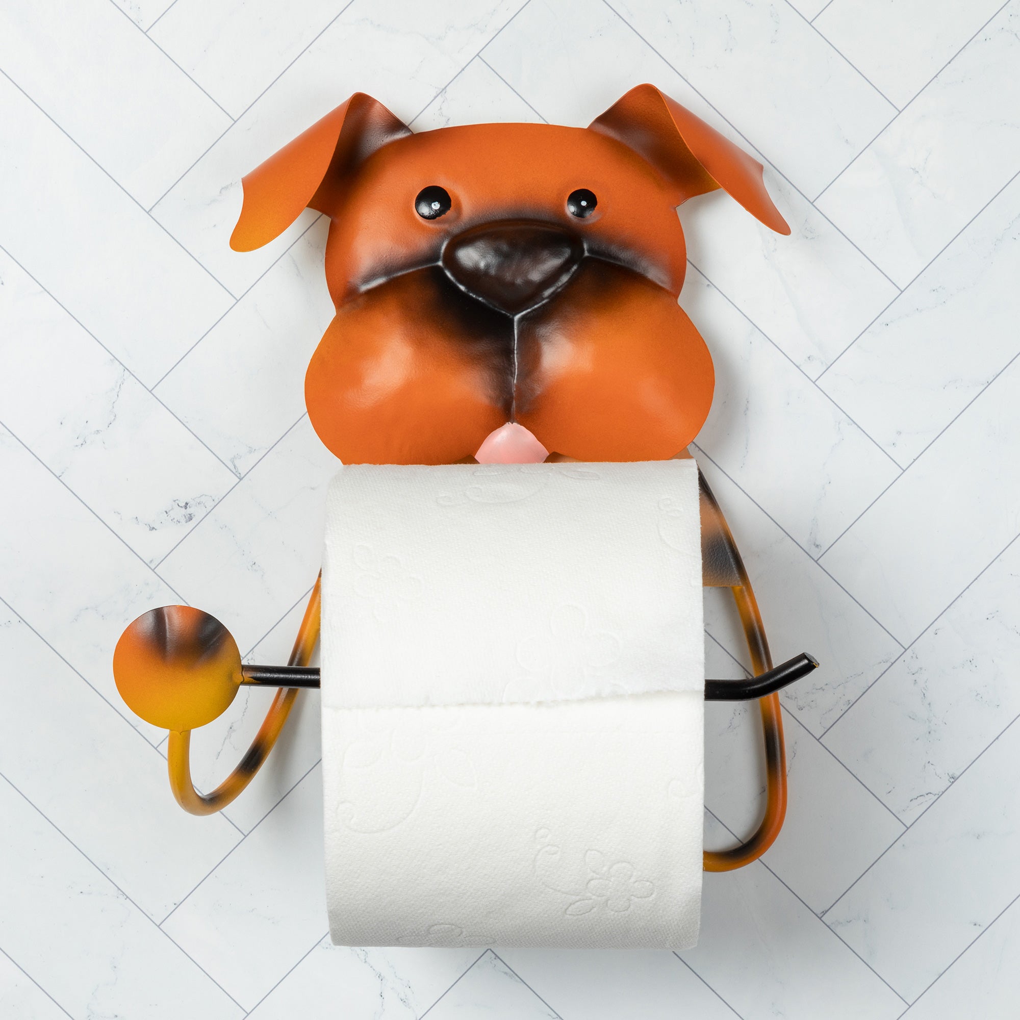 Premium Pet Lover's Toilet Paper Holder - Whimsical Dog Design