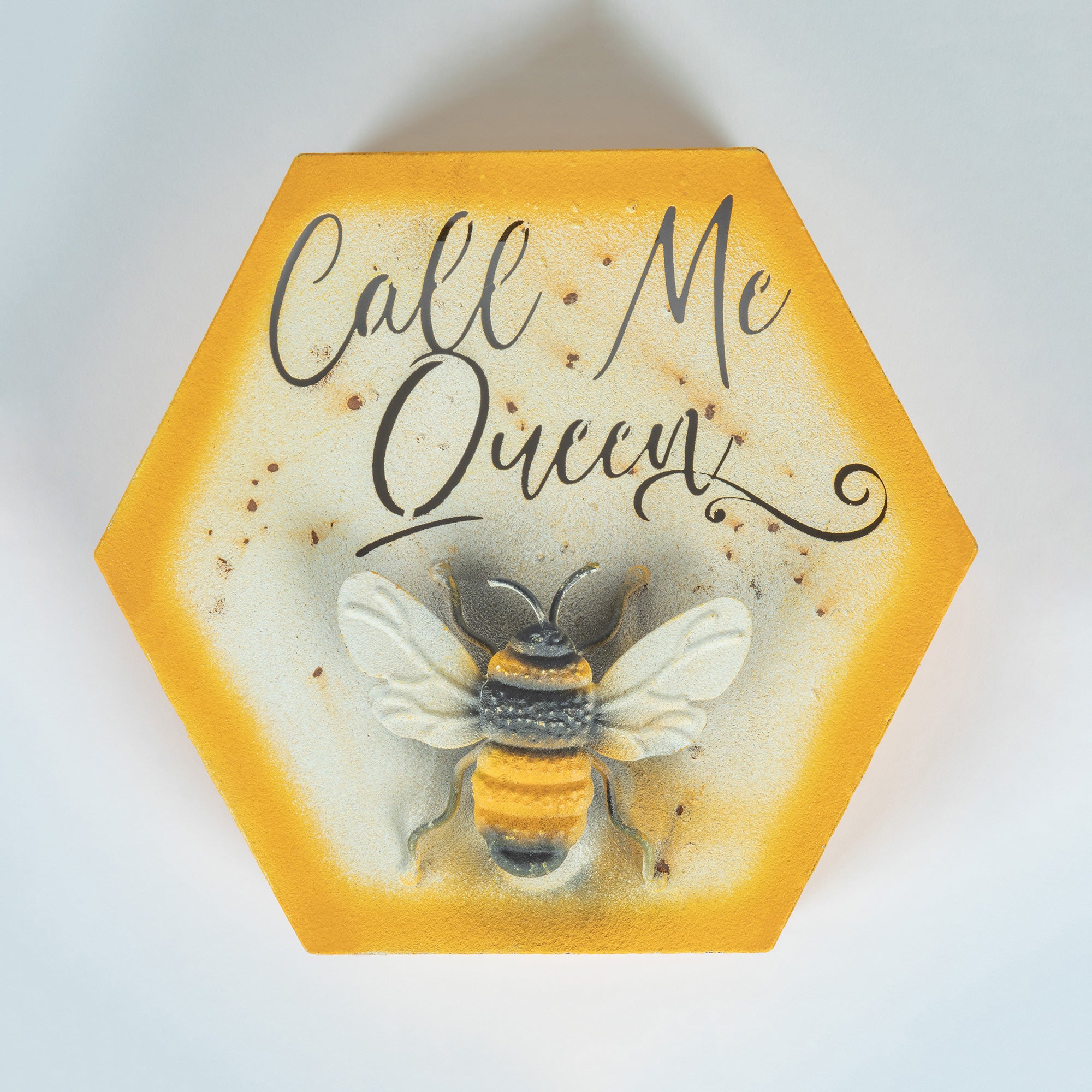 Premium Honeycomb Bee Garden Wall Art