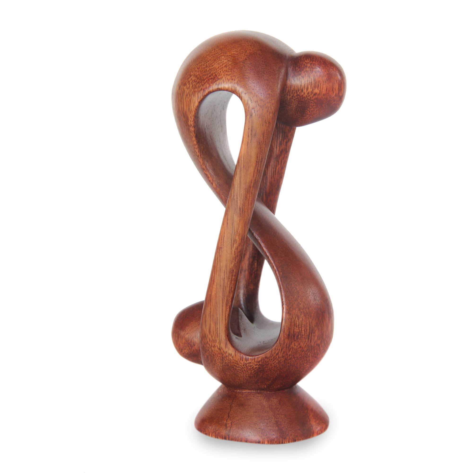 Premium Suar Wood Sculpture - Indivisible Love