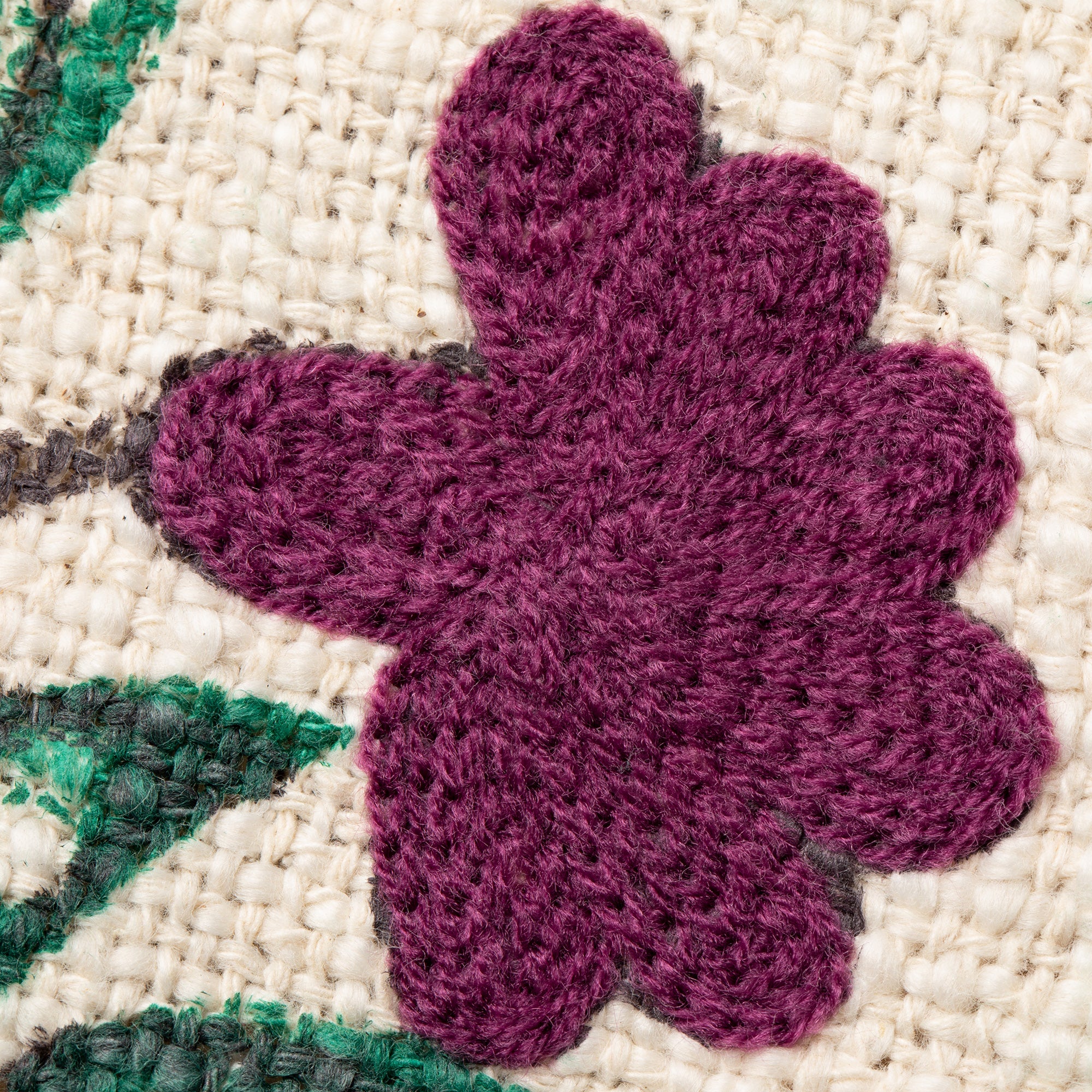 Premium Woven Floral Cotton Throw Blanket