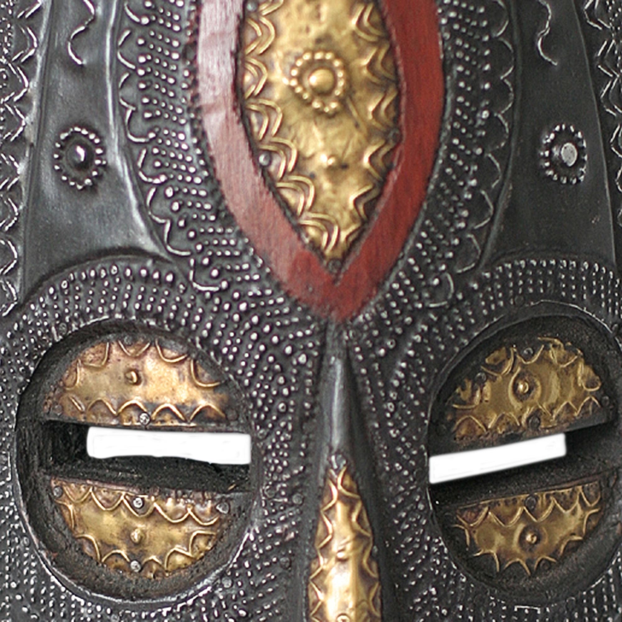 Premium Zuba African Wood Mask - Handcrafted Authentic Home Decor