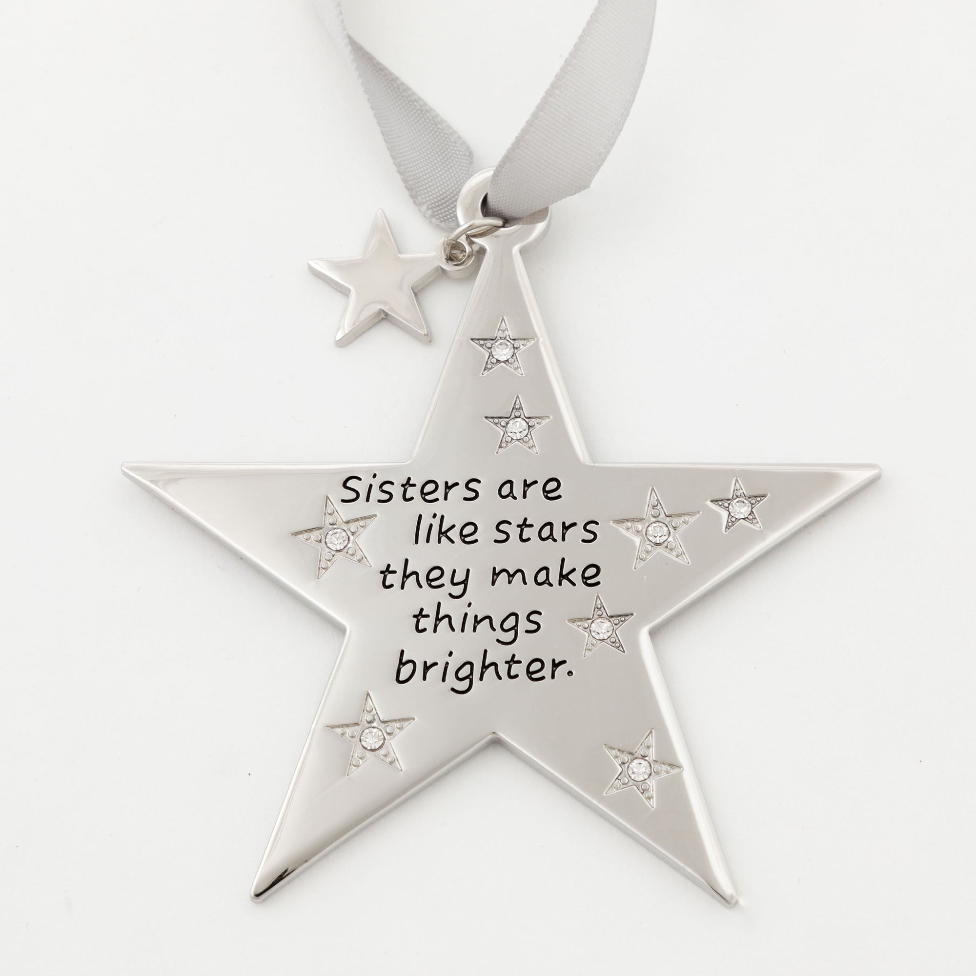 Premium Sisters & Mothers Keepsake Ornament - Timeless Shine