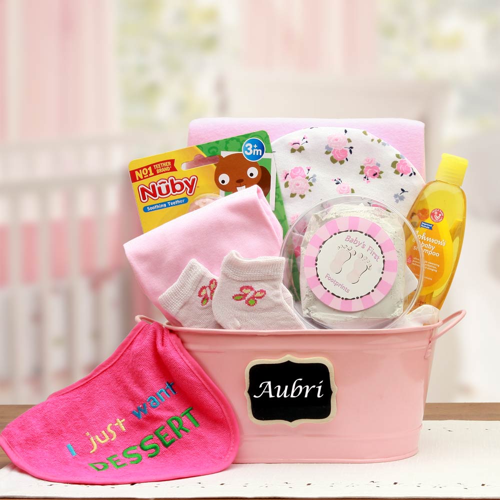 Ultimate Pink Baby Essentials Gift Set