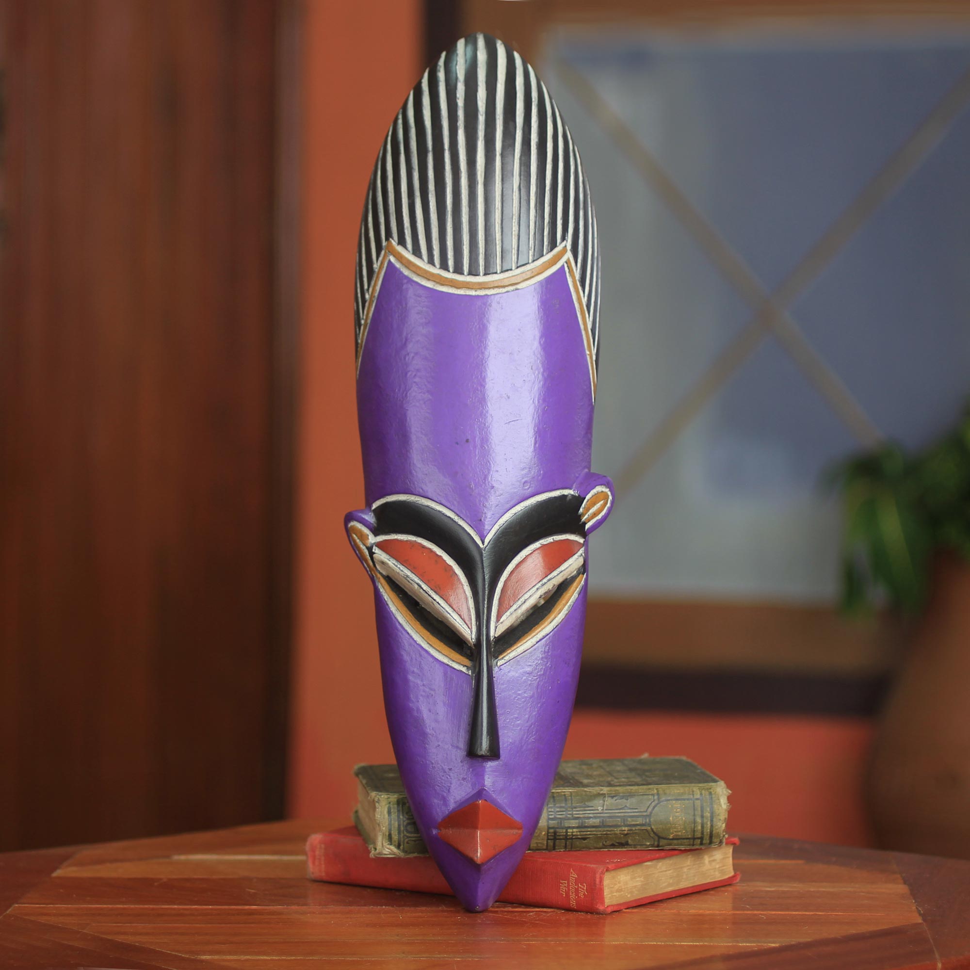 Premium Handcrafted Enigye Happiness African Wall Mask