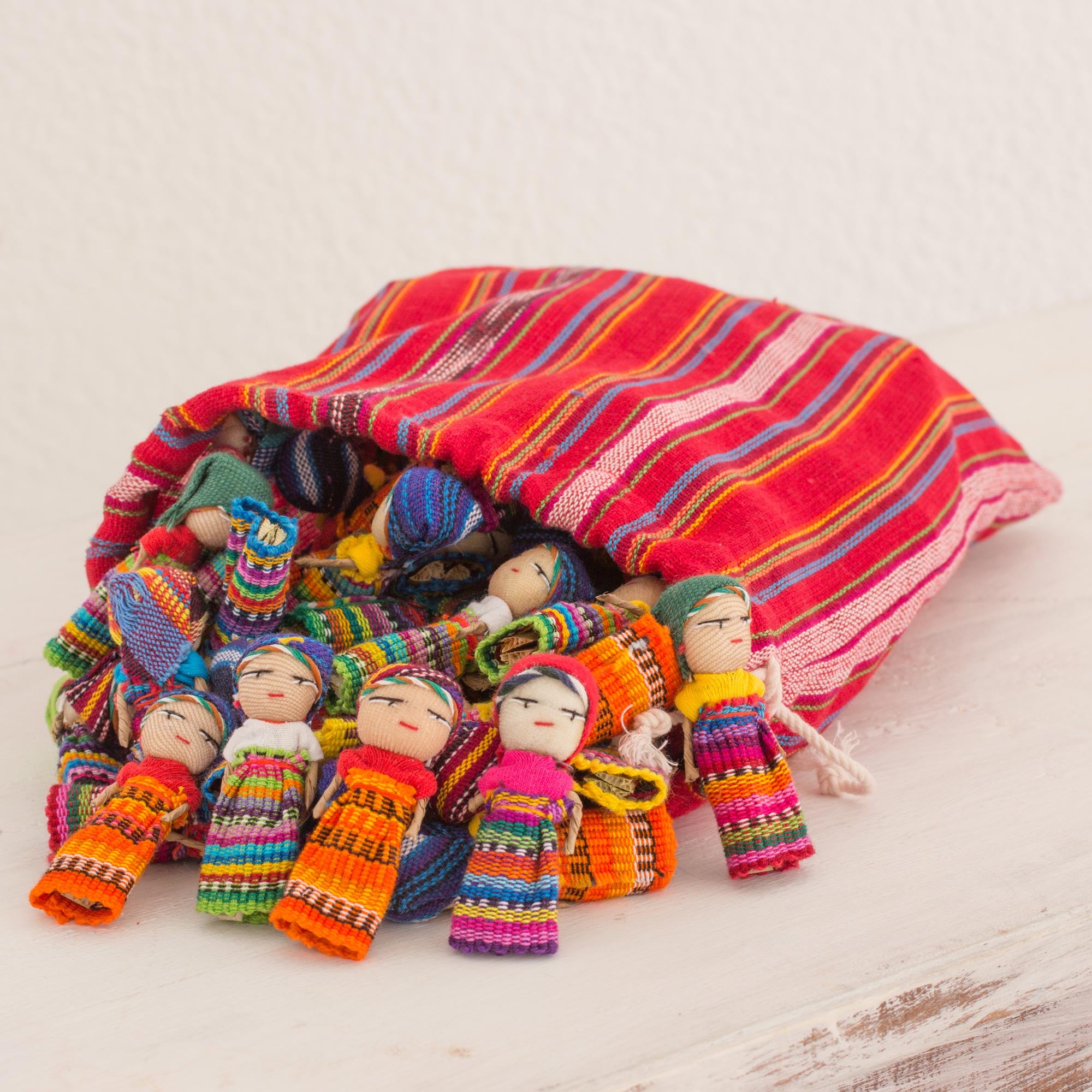 Premium Handmade Worry Doll Set - Ultimate Collection of 100
