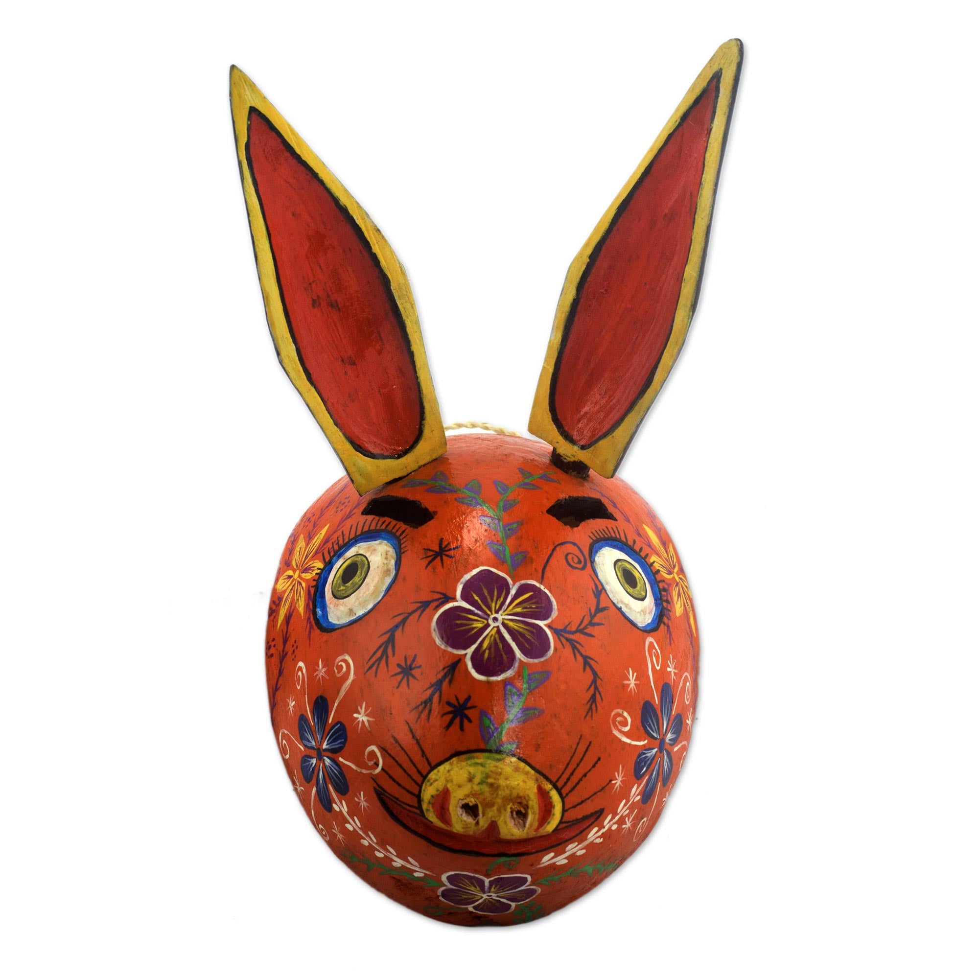 Premium Hand-Crafted Guatemala Rabbit Folk Dance Mask