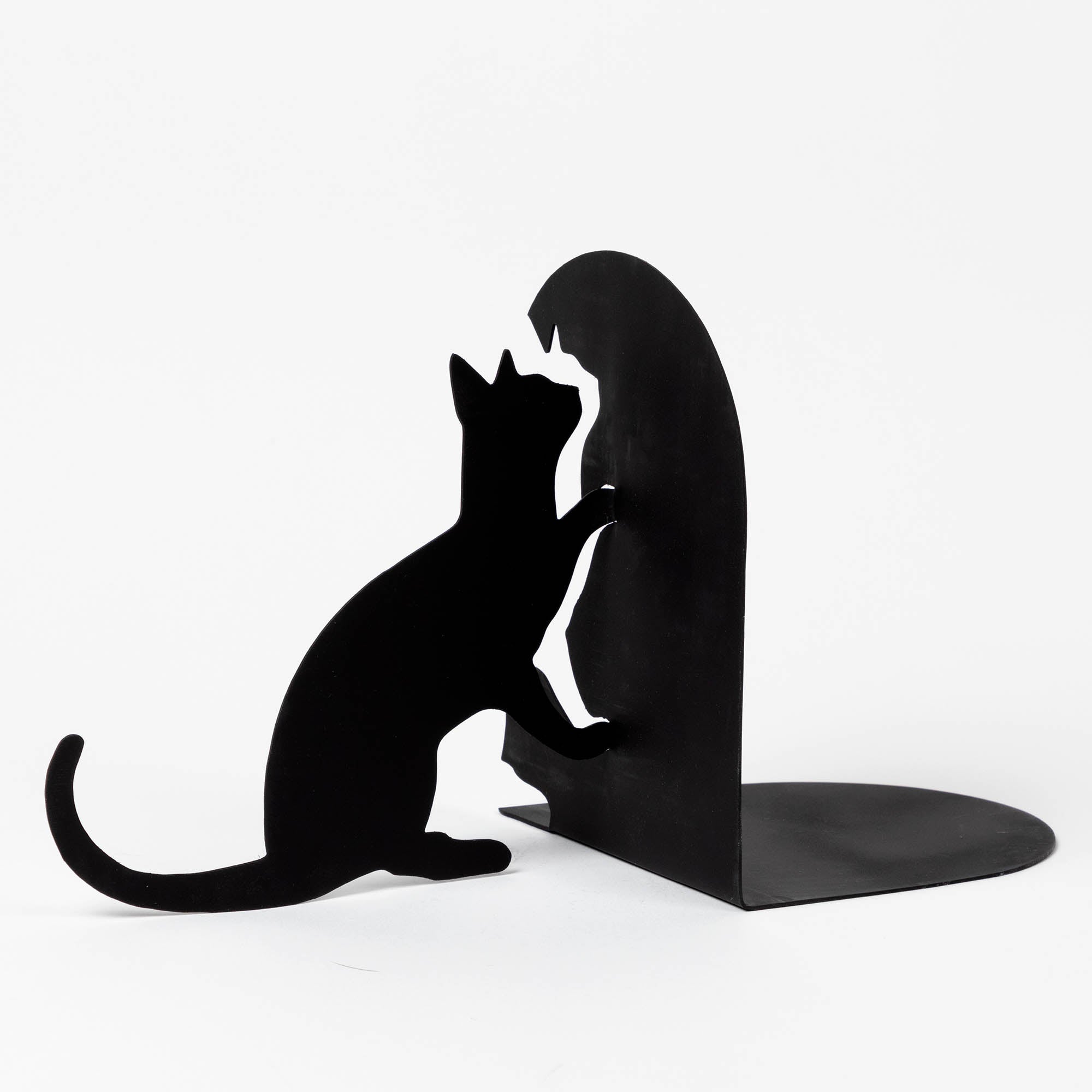 Premium Handcrafted Metal Pet Bookends - Cats & Dogs