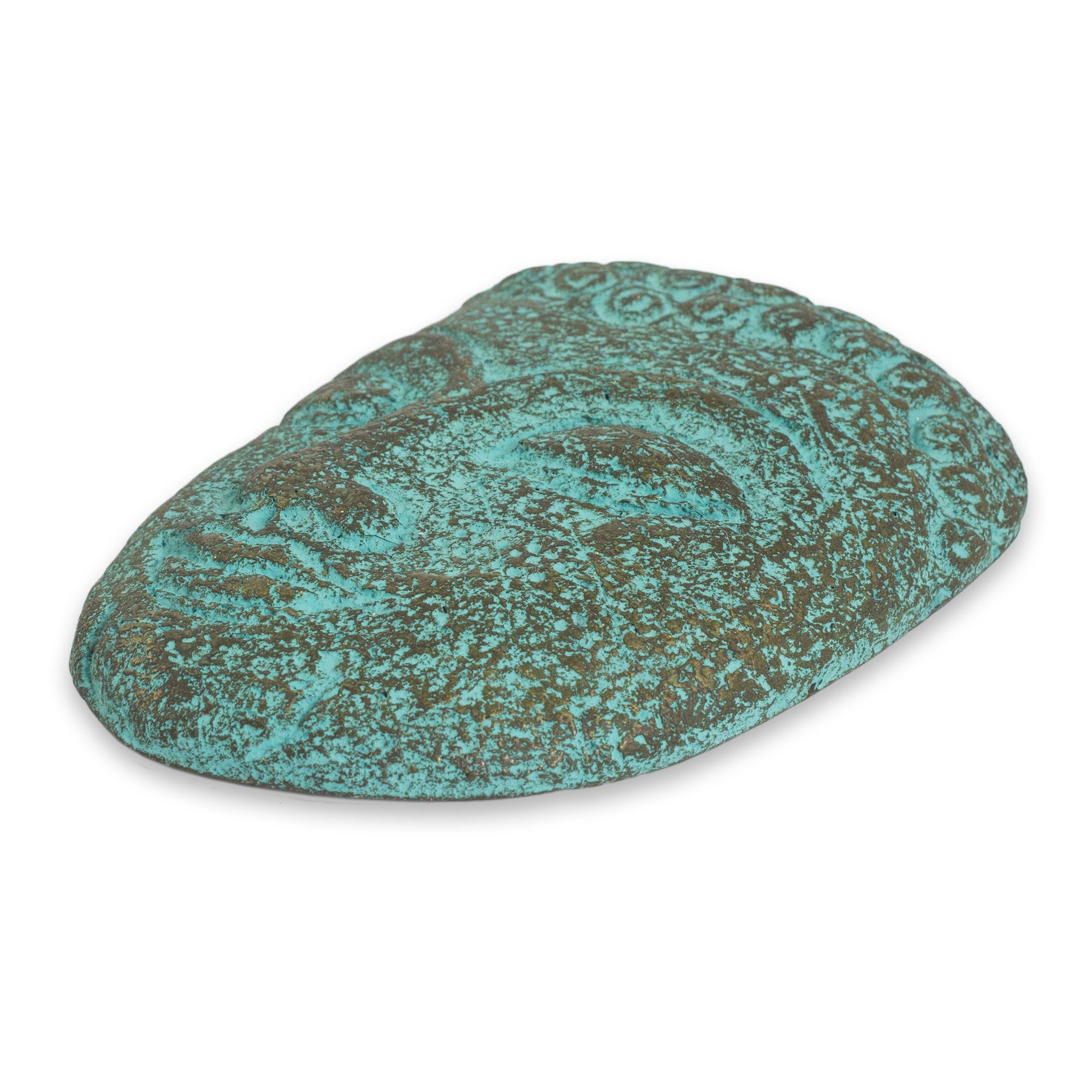 Premium Handmade Young Buddha Wall Sculpture - Eco-Friendly Recycled Paper Art
