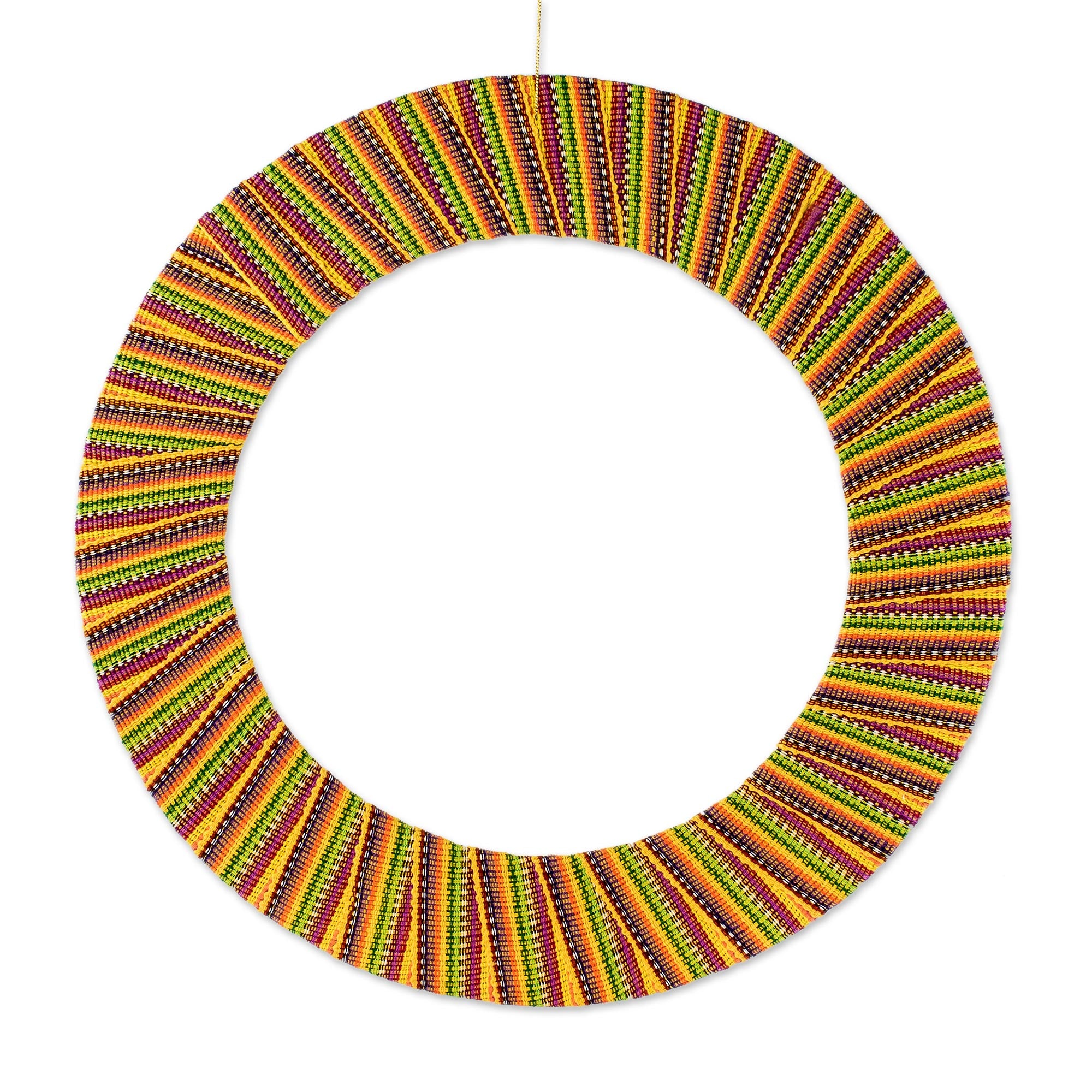 Premium Handcrafted Worry Doll Wreath - Colorful Heritage Design