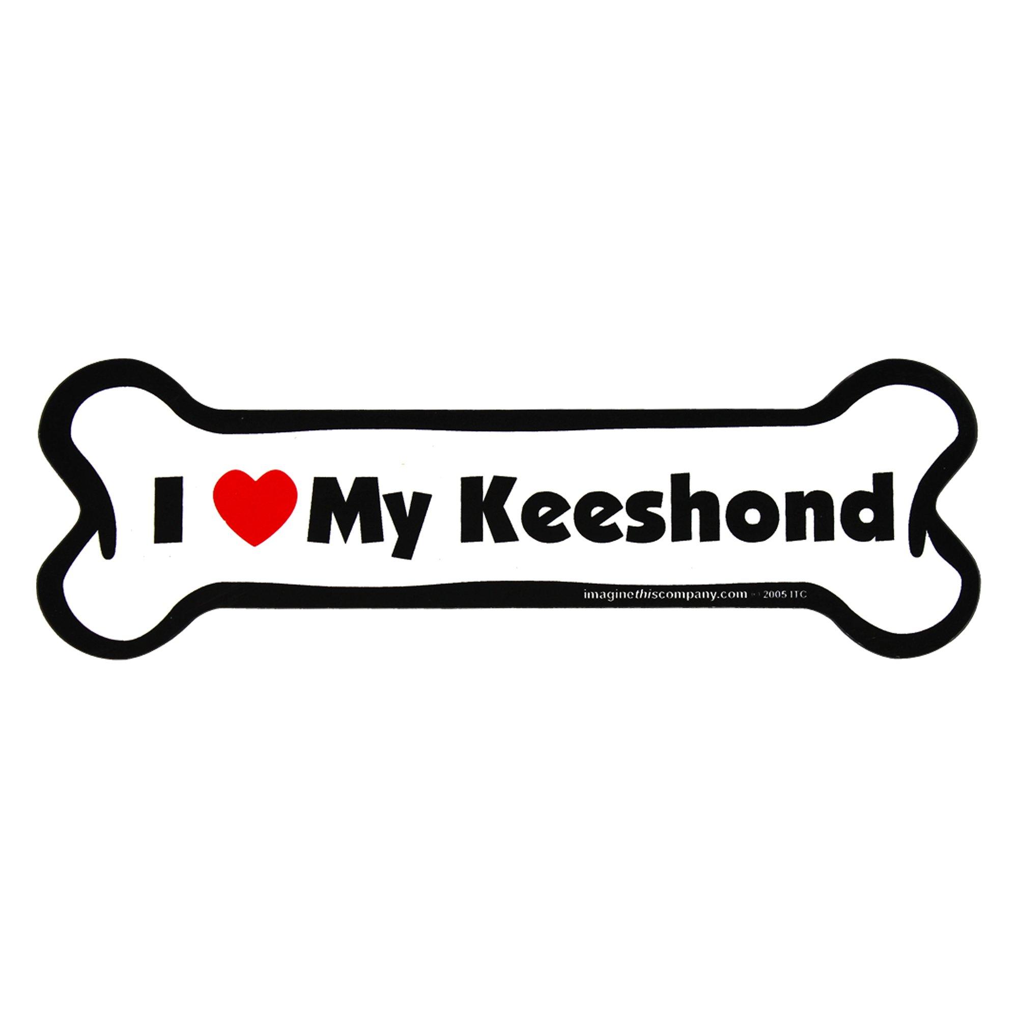Premium I Love My Dog Car Magnet: Breeds A - K | Ultimate Pet Lover's Accessory