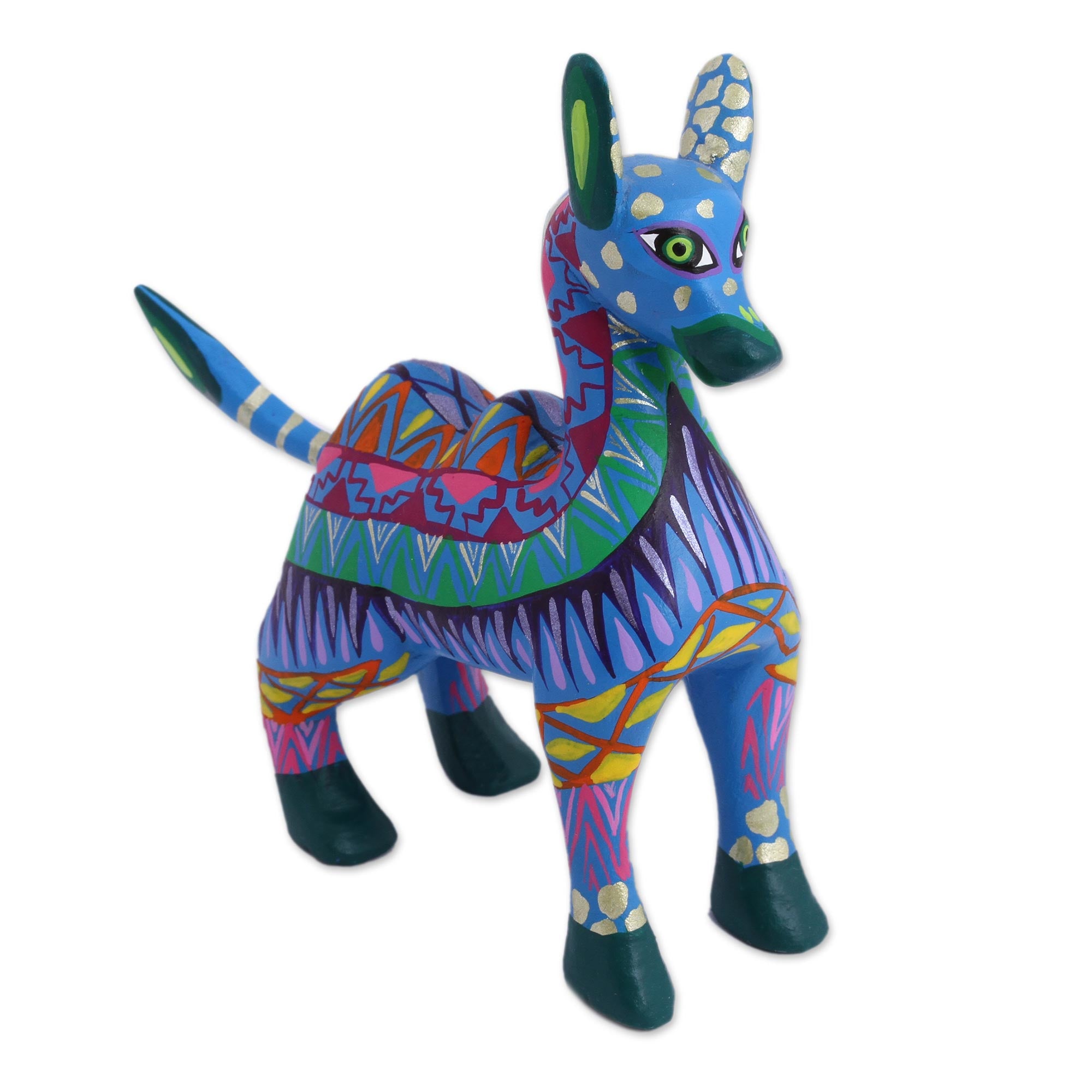 Premium Hand-Painted Alebrije Camel Figurine - Vibrant Mexican Folk Art