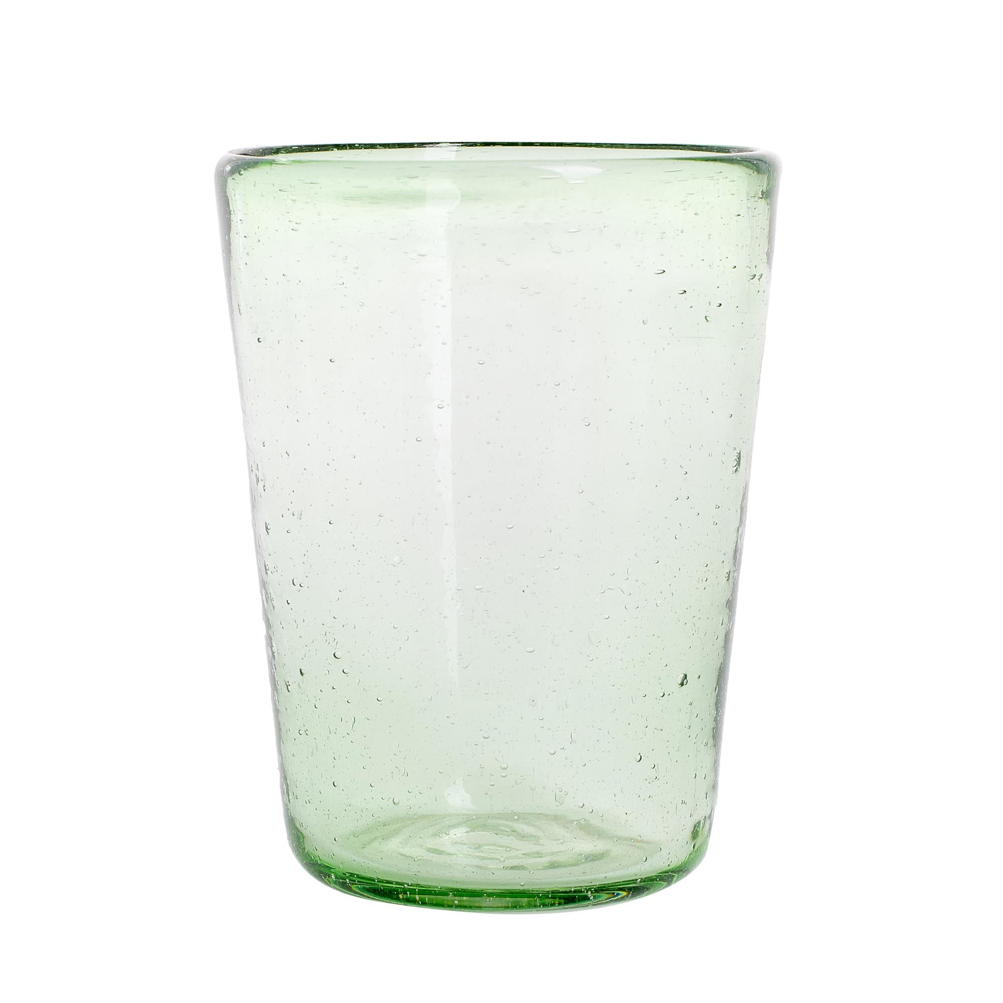 Premium Eco-Friendly Handblown Recycled Glass Juice Glasses - Set of 4