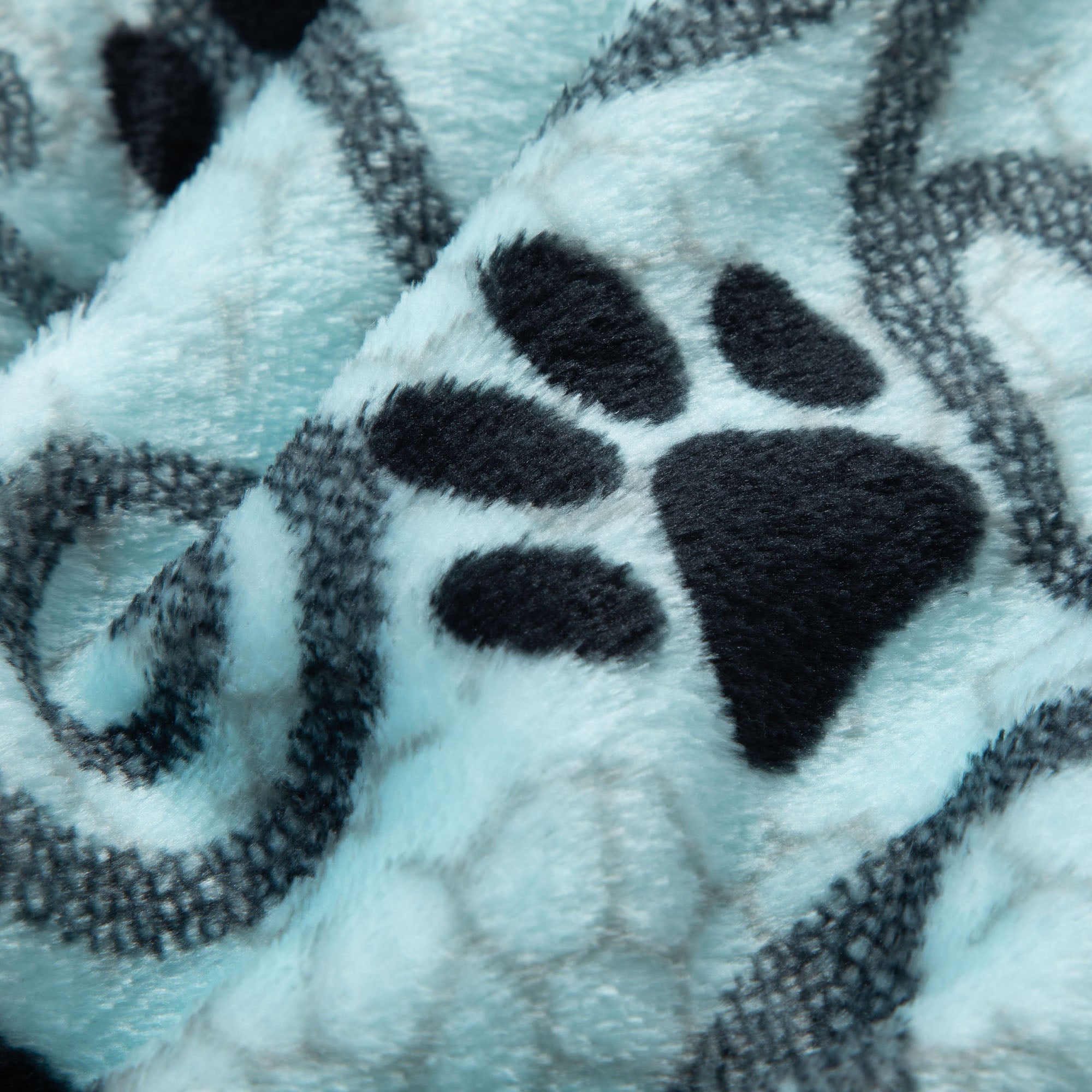 Premium Paw Print Fleece Blanket - Ultimate Cozy Comfort