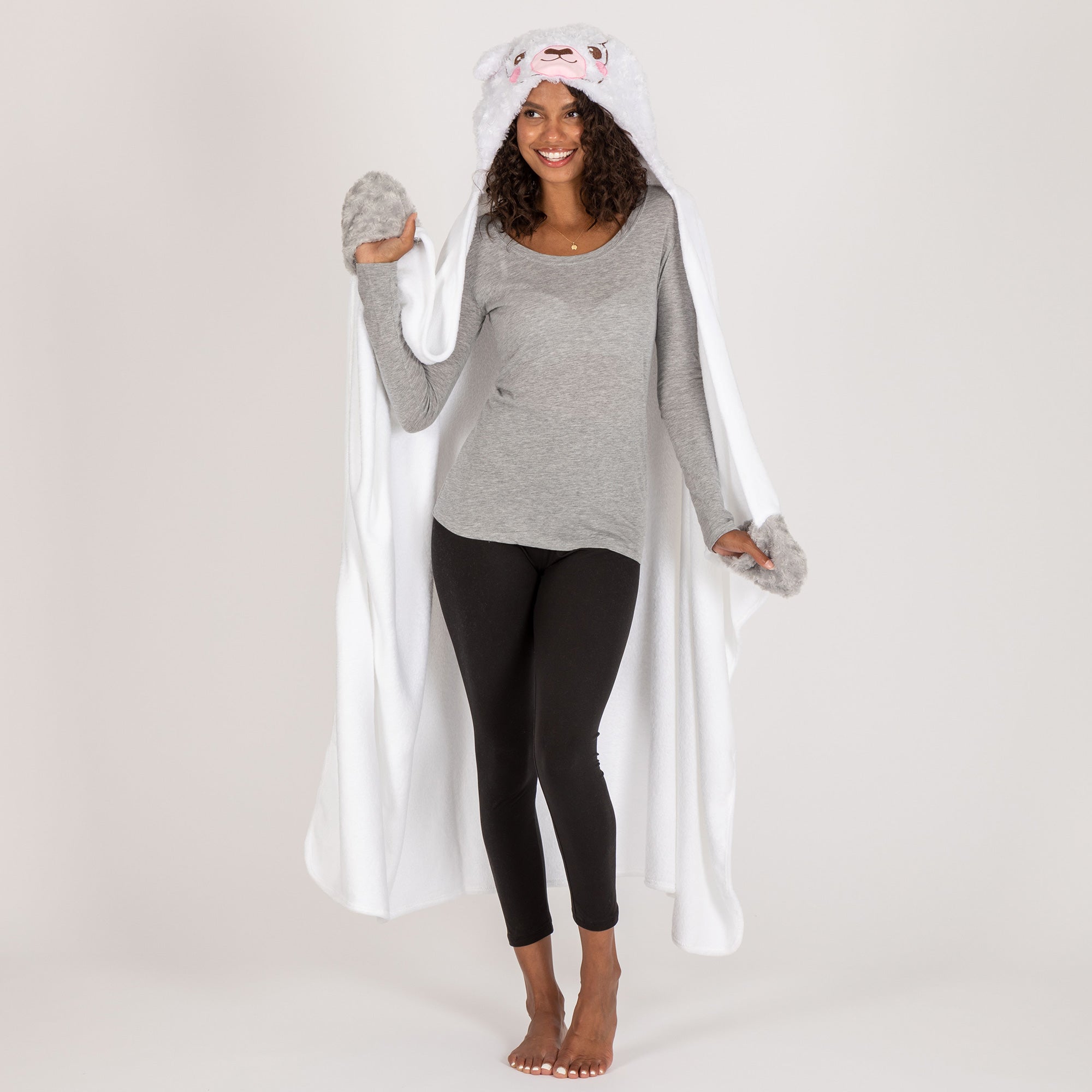 Ultimate Cozy Hooded Blanket - Premium Fleece with Paw Pockets