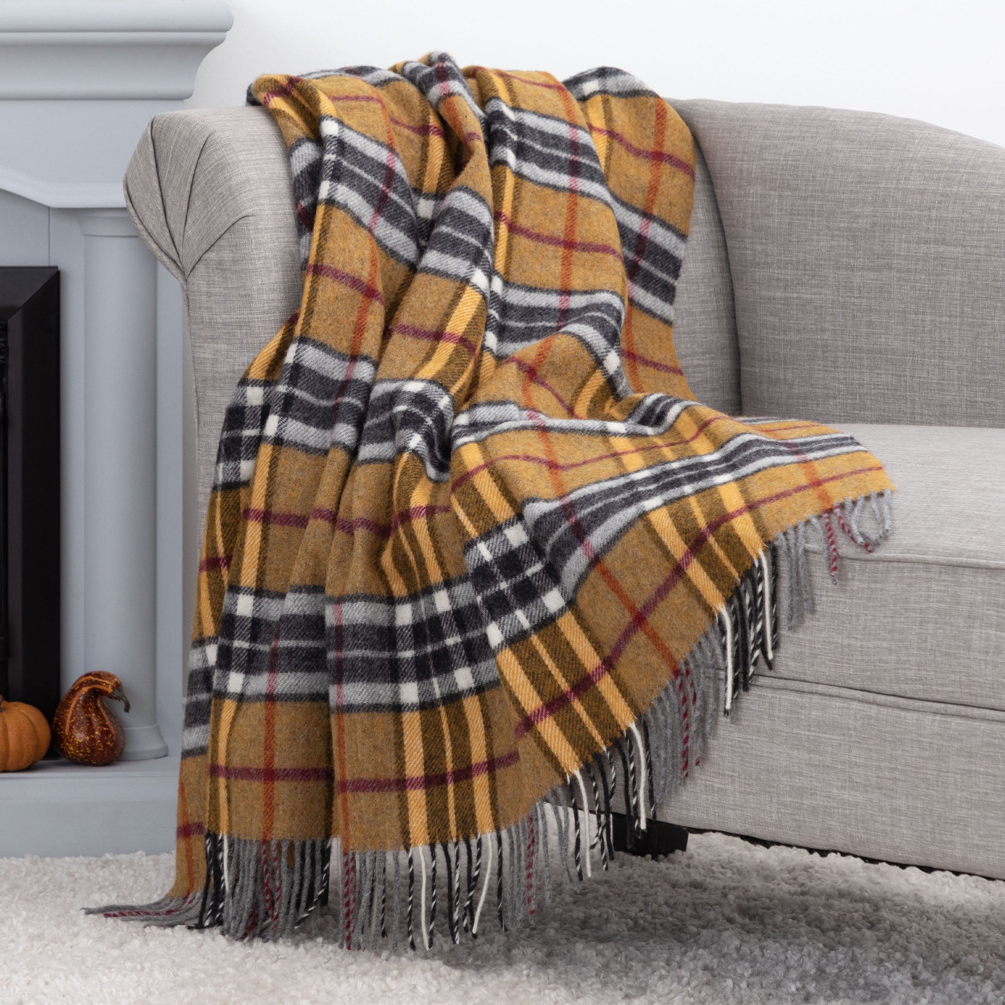 Premium Ukrainian 100% Merino Wool Throw Blanket - Ultimate Comfort & Sustainability