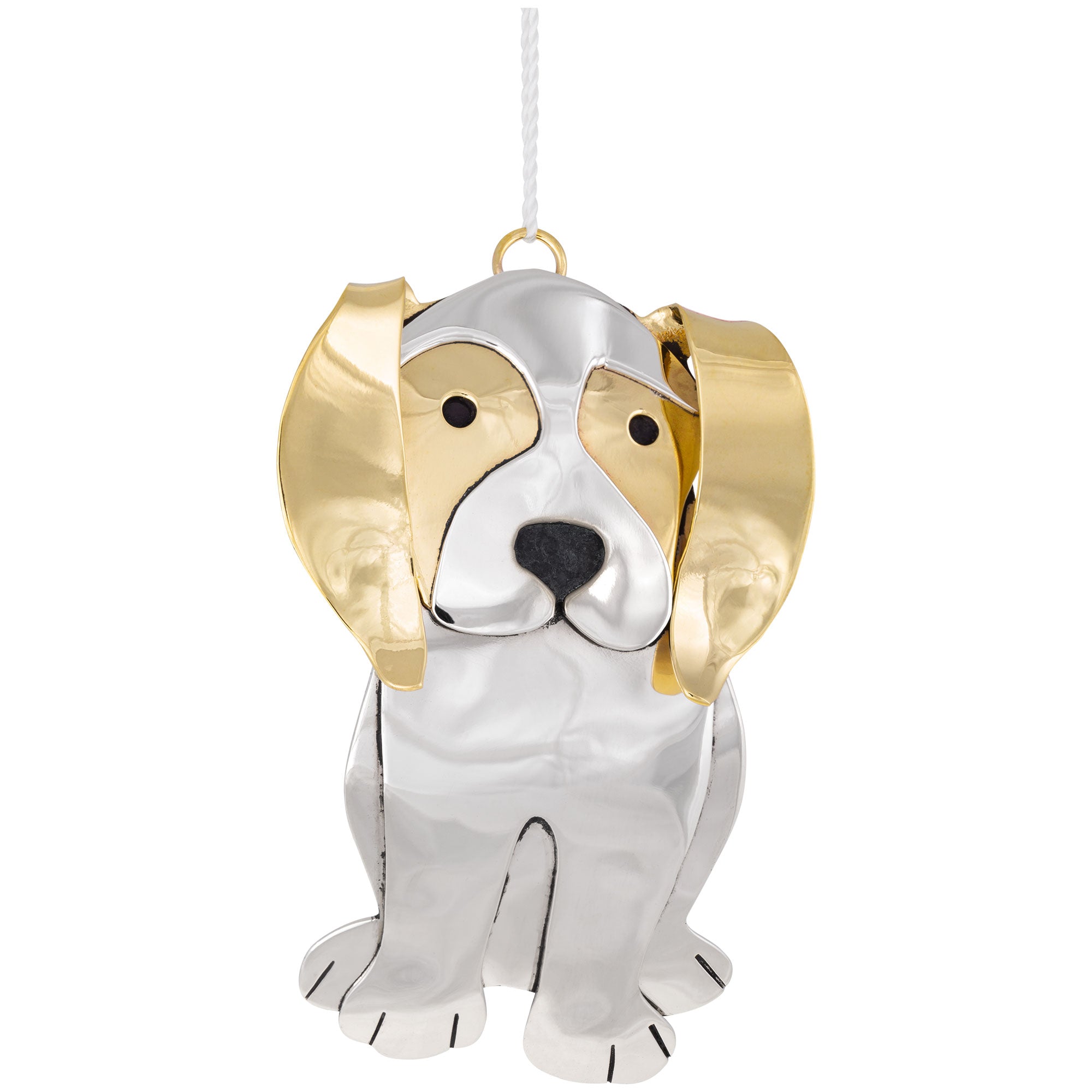 Premium Mixed Metal Dog Breed Ornament | Handmade Fair Trade Decor