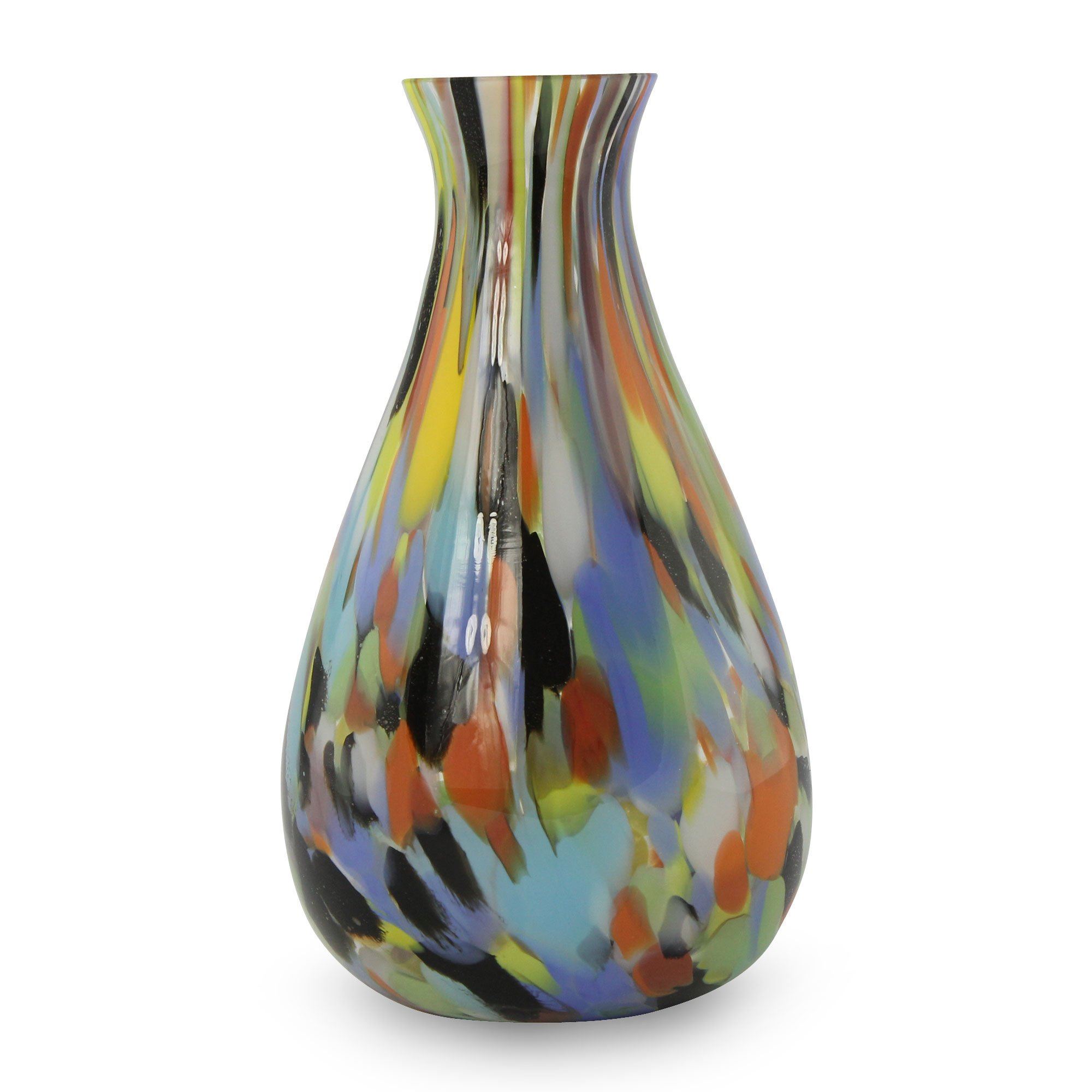 Premium Carnival Confetti Handcrafted Glass Vase - Ultimate Artisan Decor