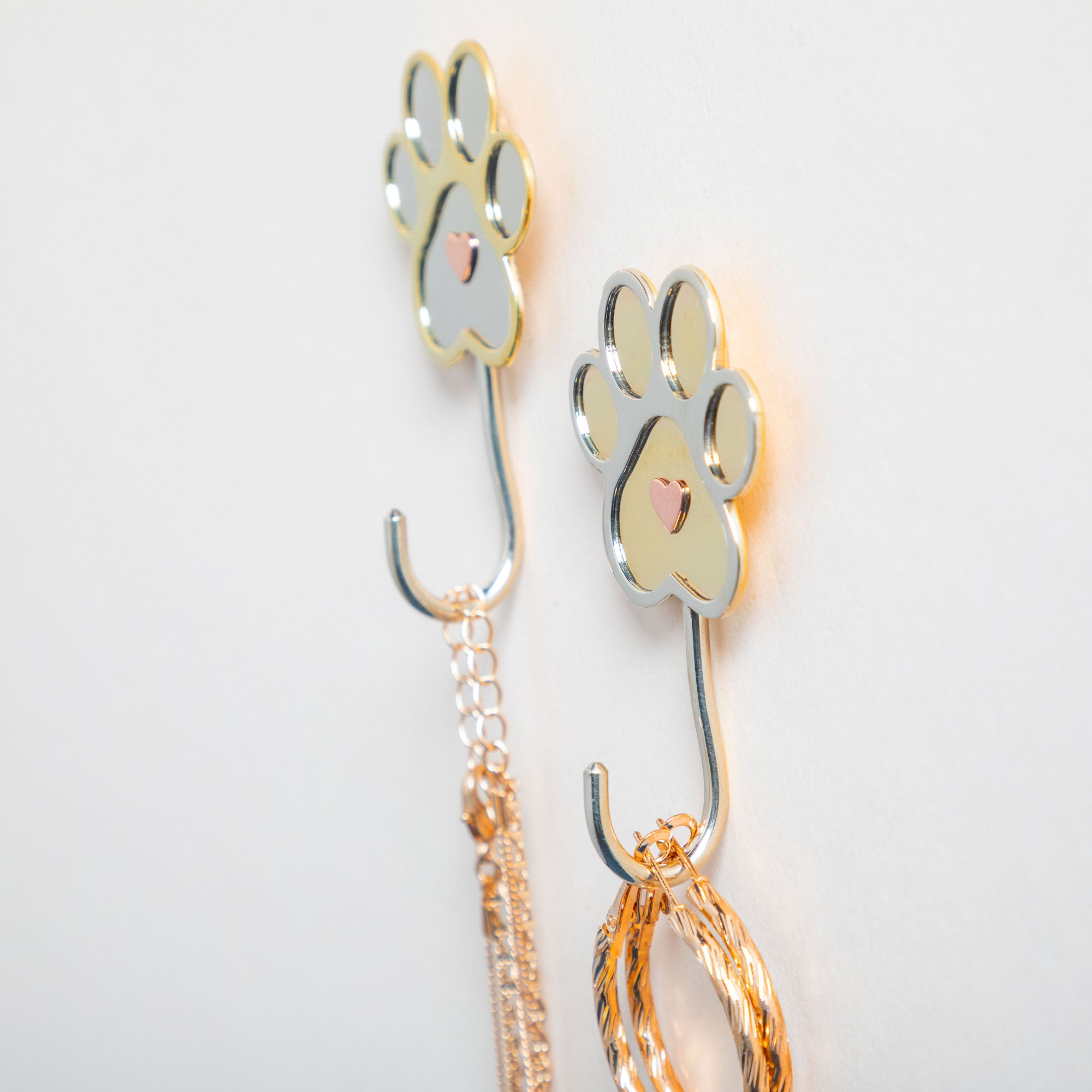 Premium Paw Print Metal Hook Set - Ultimate Home Decor Upgrade