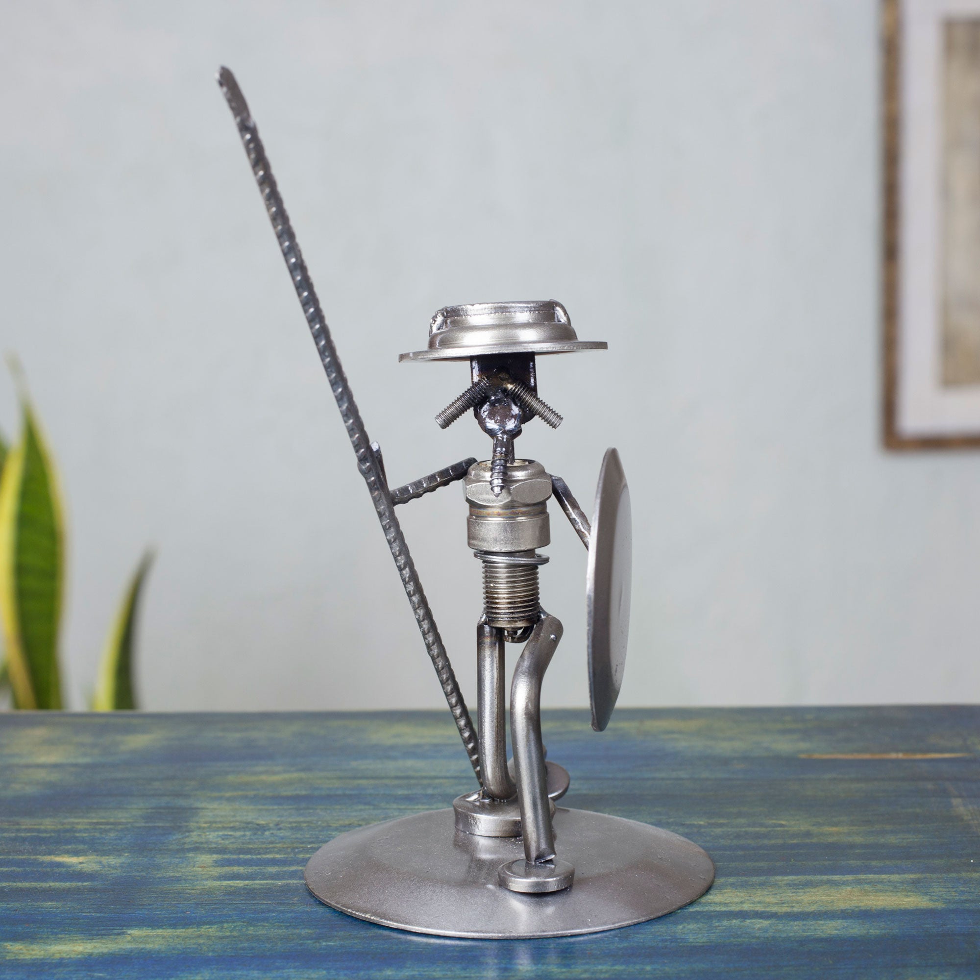 Premium Don Quixote Recycled Metal Sculpture