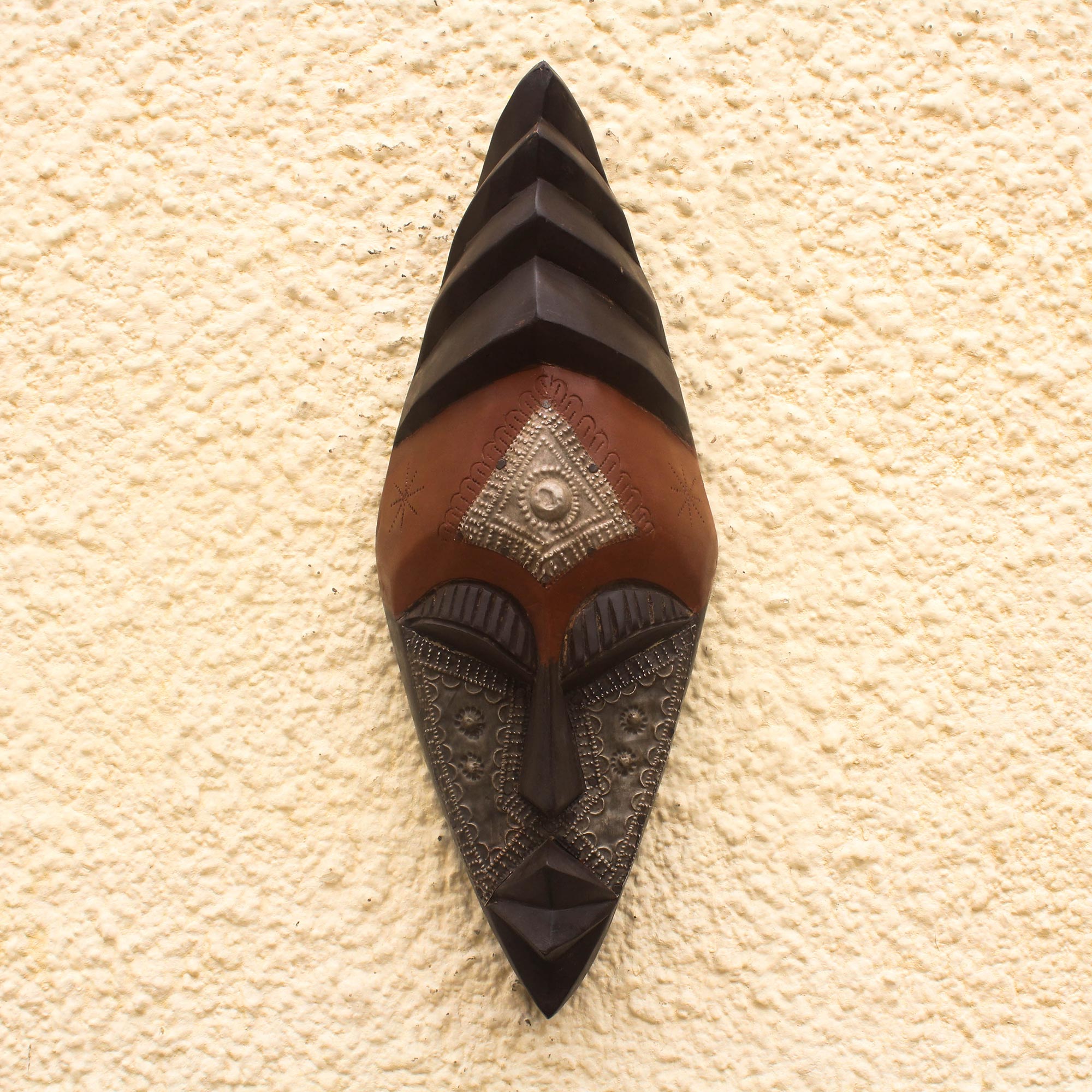 Premium Handcrafted Congo Zaire Wood Mask - Ritual & Political Order Symbol