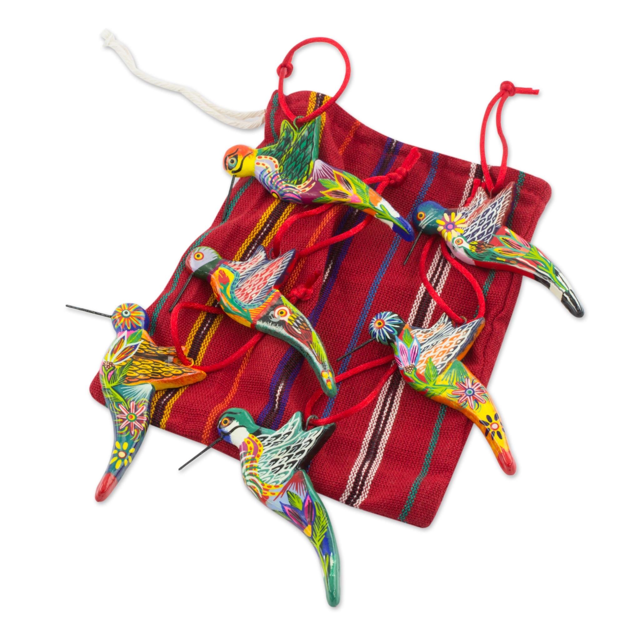Premium Hummingbird Ceramic Ornament Collection - Ultimate Handcrafted Set