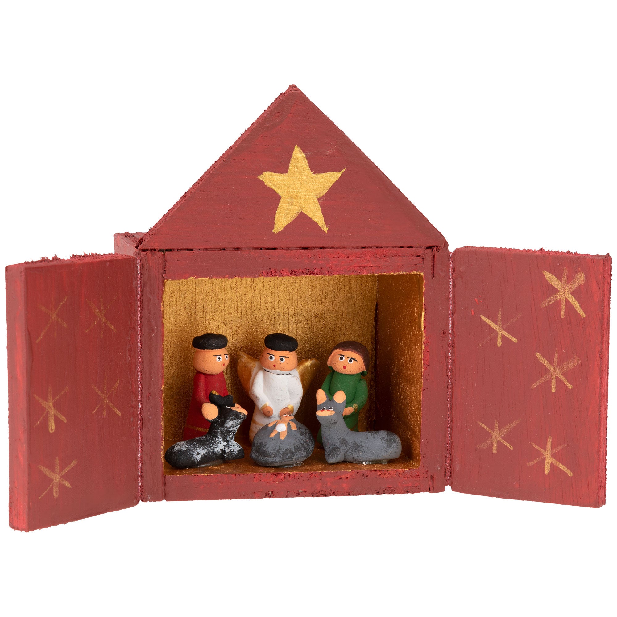 Premium Handcrafted Guatemalan Nativity House