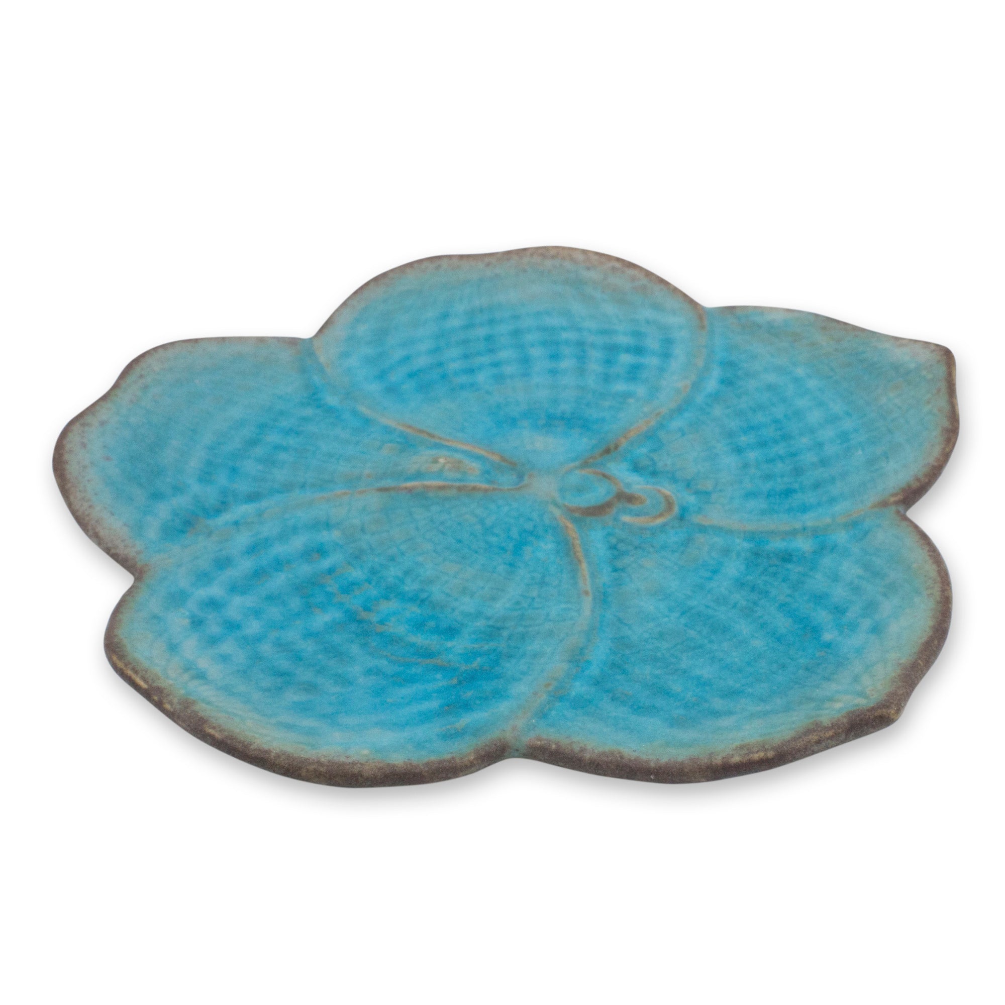 Premium Turquoise Vanda Handmade Ceramic Salad Plate – Upgrade Your Dining Experience
