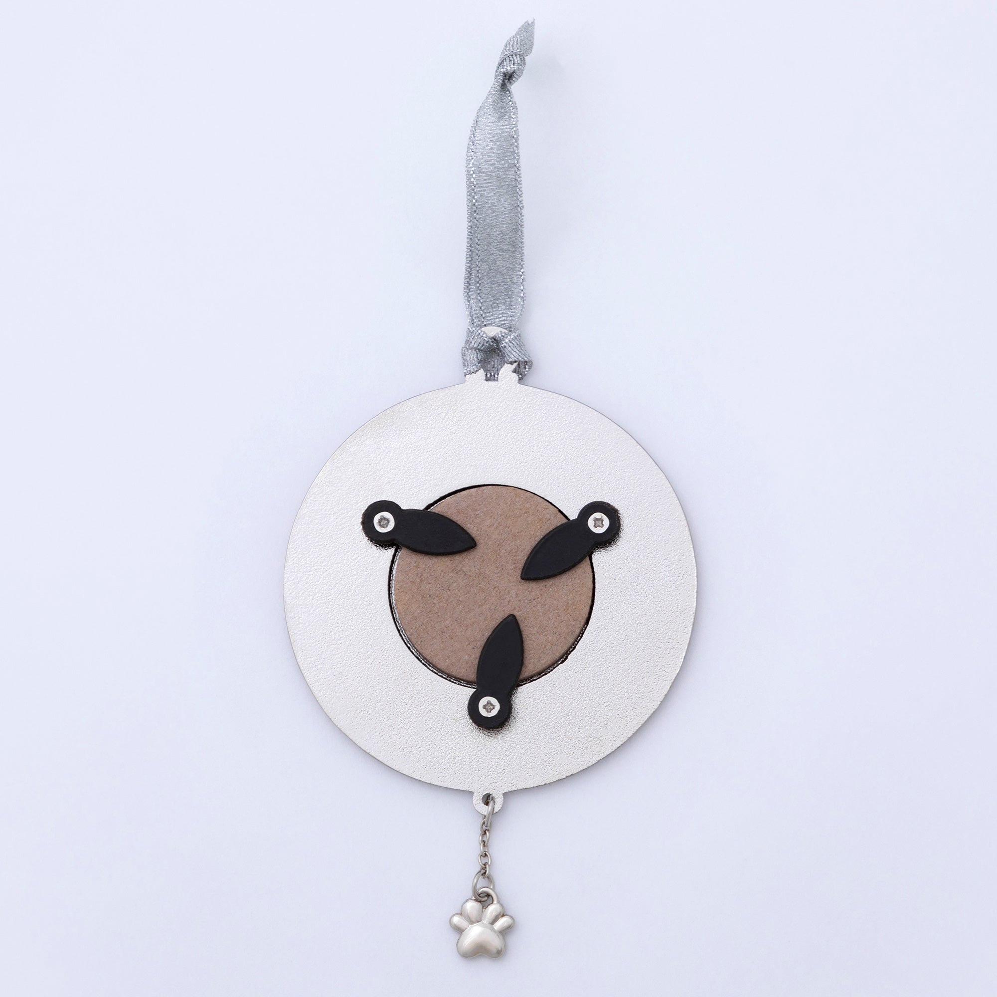 Premium Rainbow Bridge Memorial Paw Print Ornament