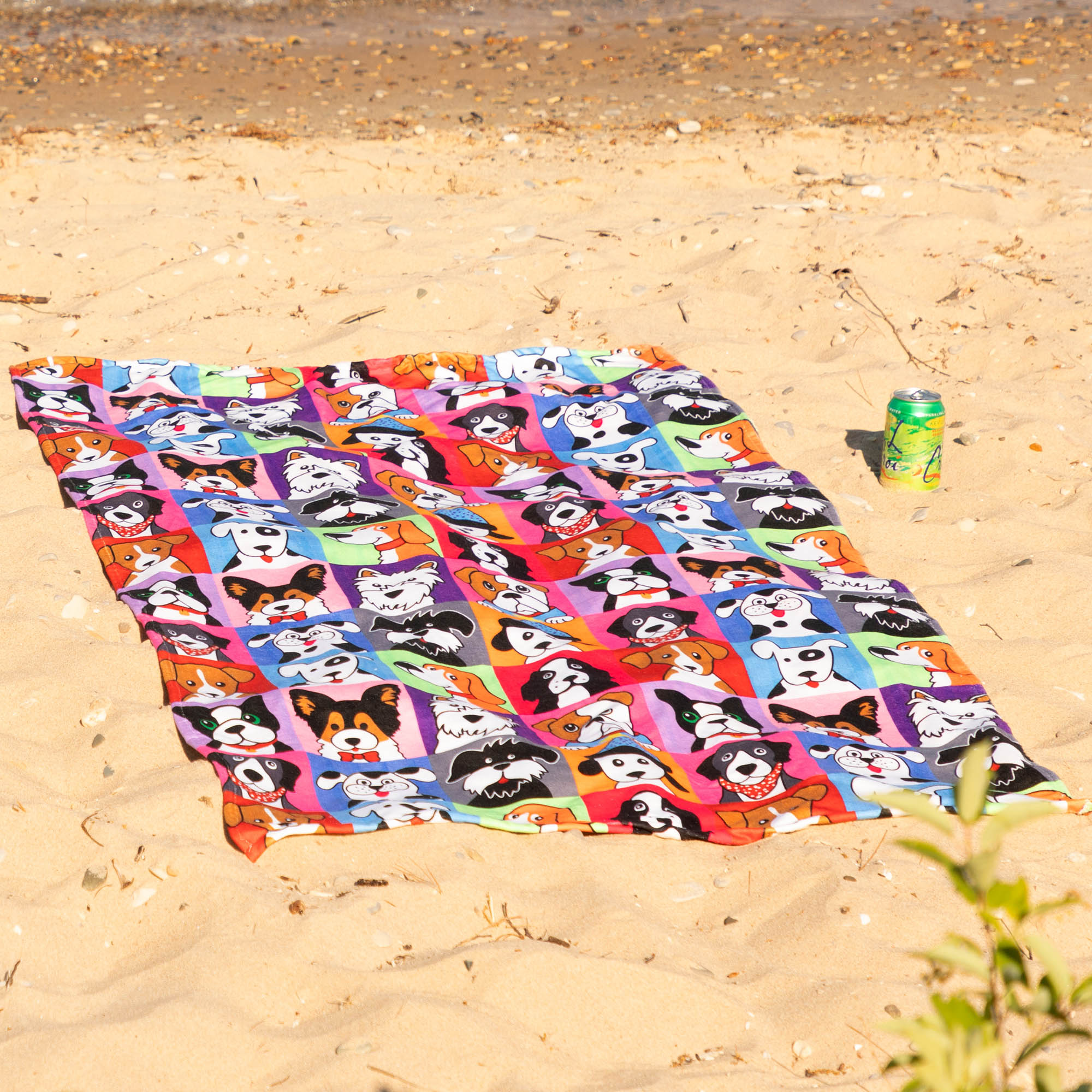 Premium Paw Print Oversized Quick-Dry Towel
