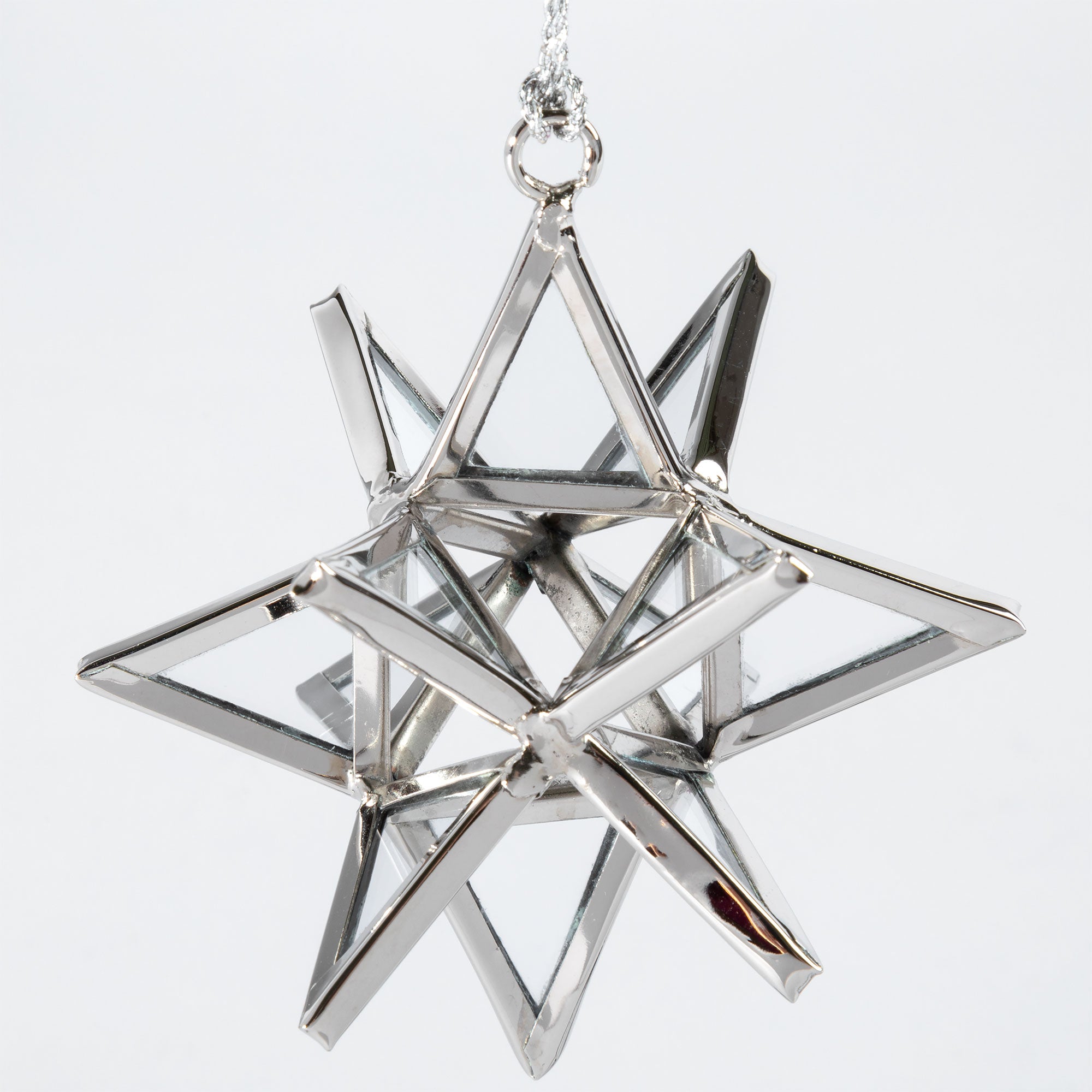 Premium Handcrafted Moravian Star Ornament | Fair Trade Stained Glass Decor