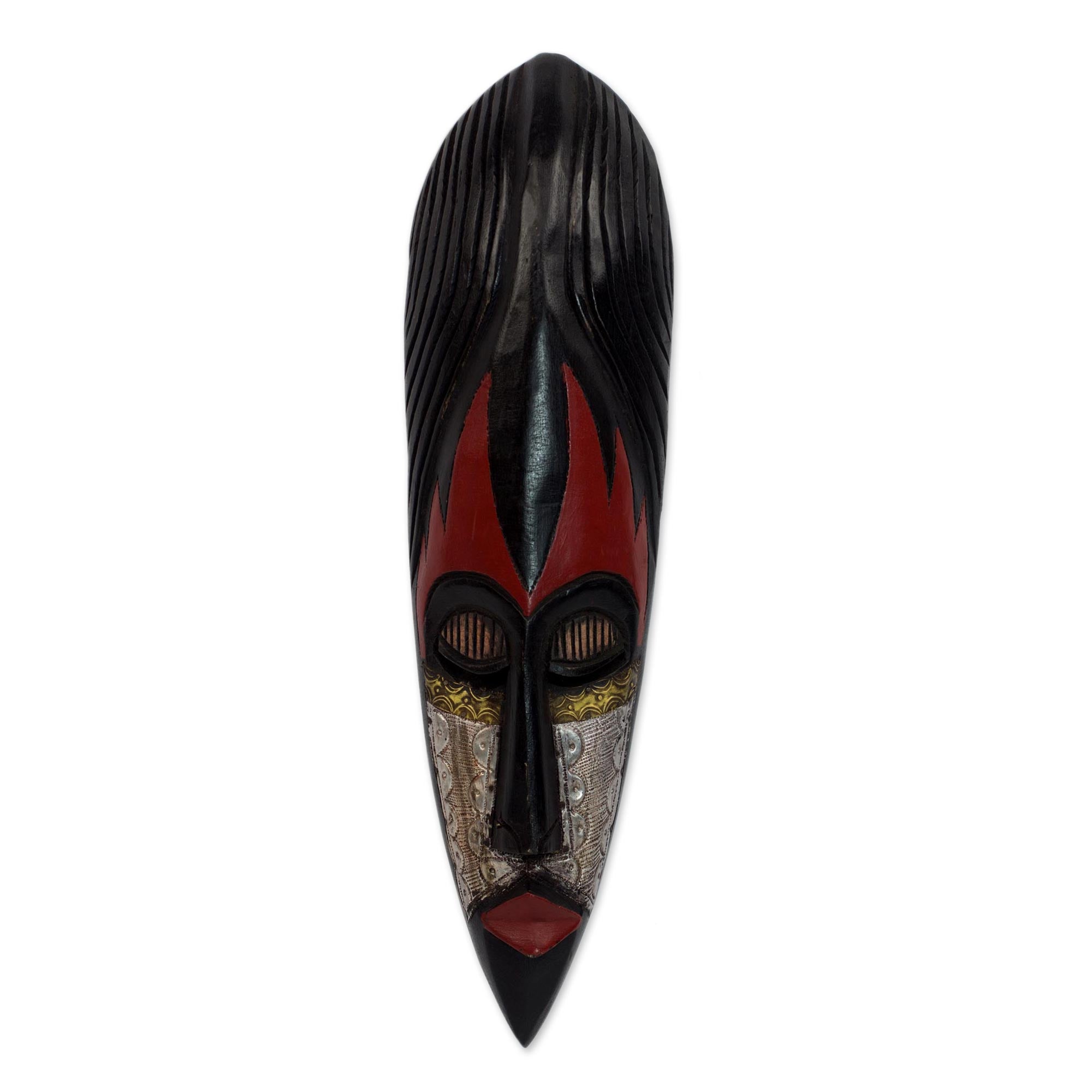 Premium Fulani Maiden Handcrafted Wood Mask