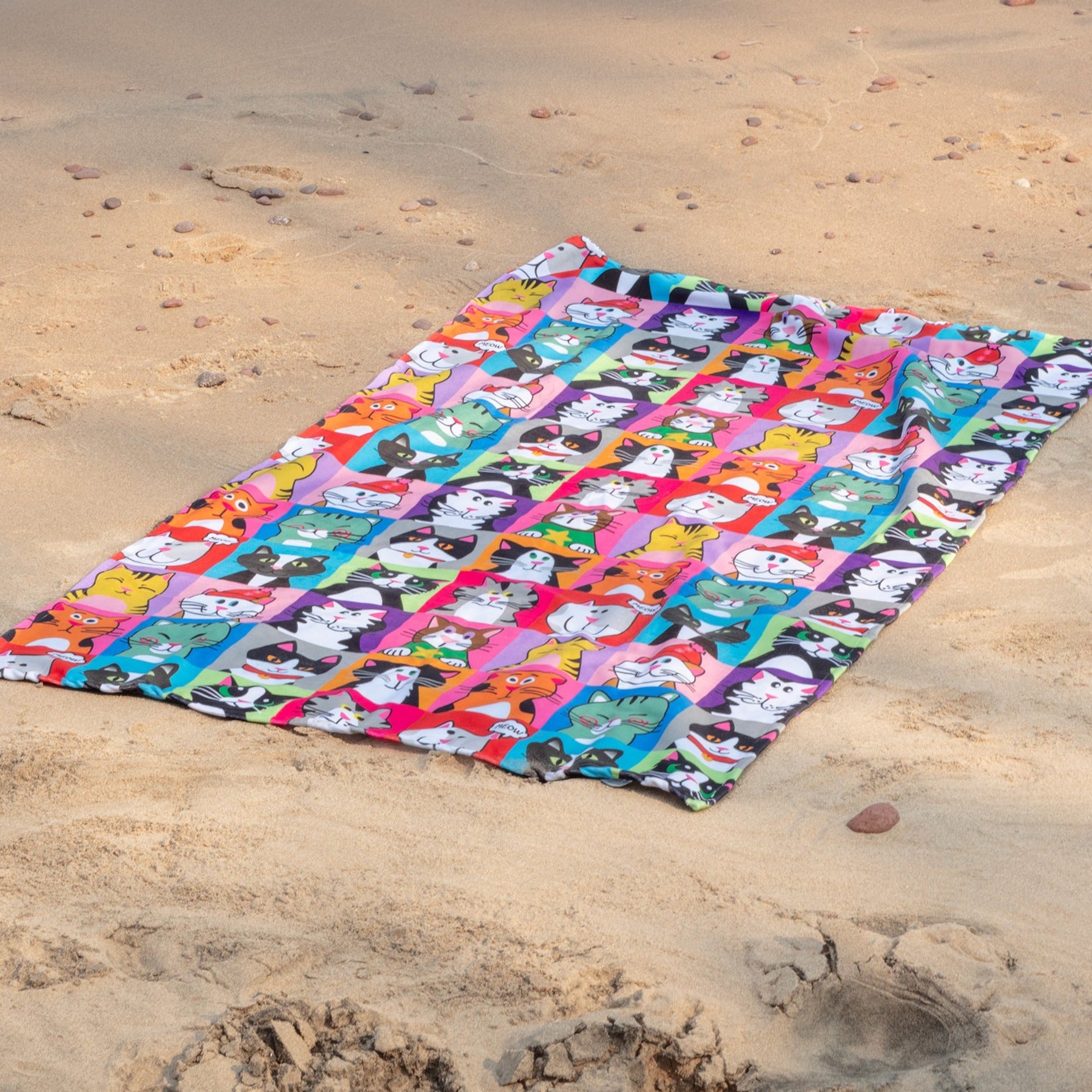 Premium Paw Print Oversized Quick-Dry Towel