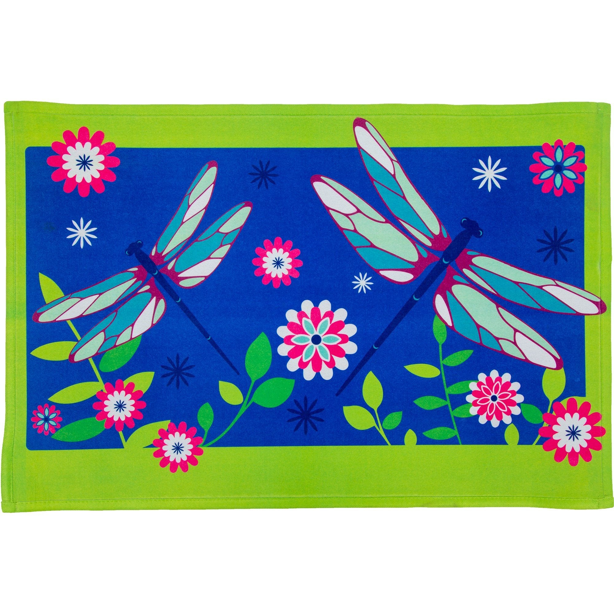 Premium Dancing Dragonflies Welcome Mat
