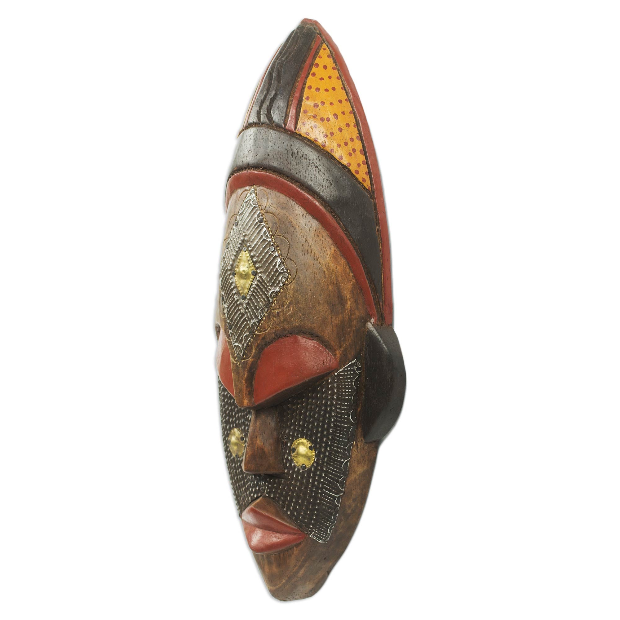 Premium Handcrafted Ivory Coast Dan Mask by Rita Addo Zakour