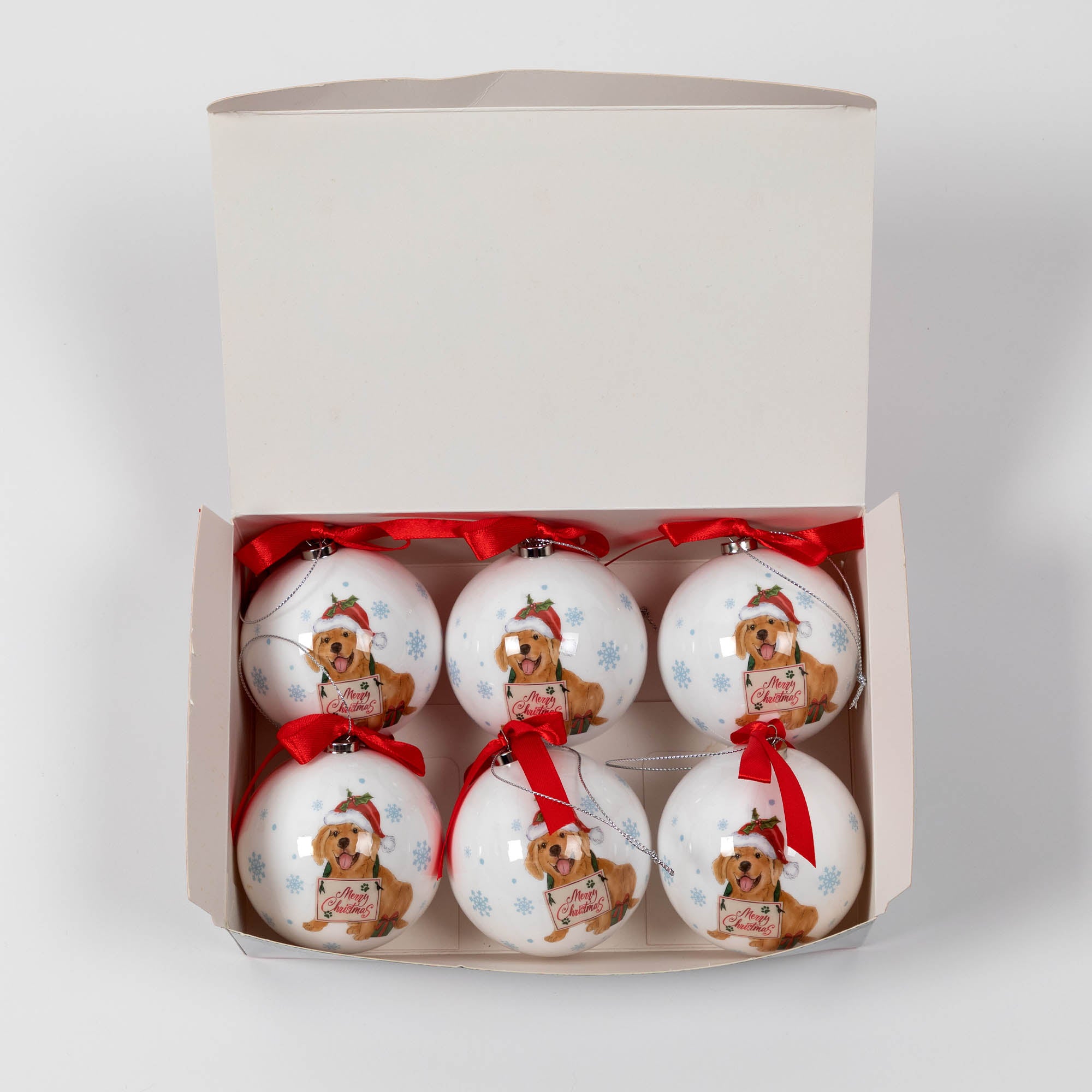 Premium Merry Christmas Pet Ornaments - Ultimate Set of 6