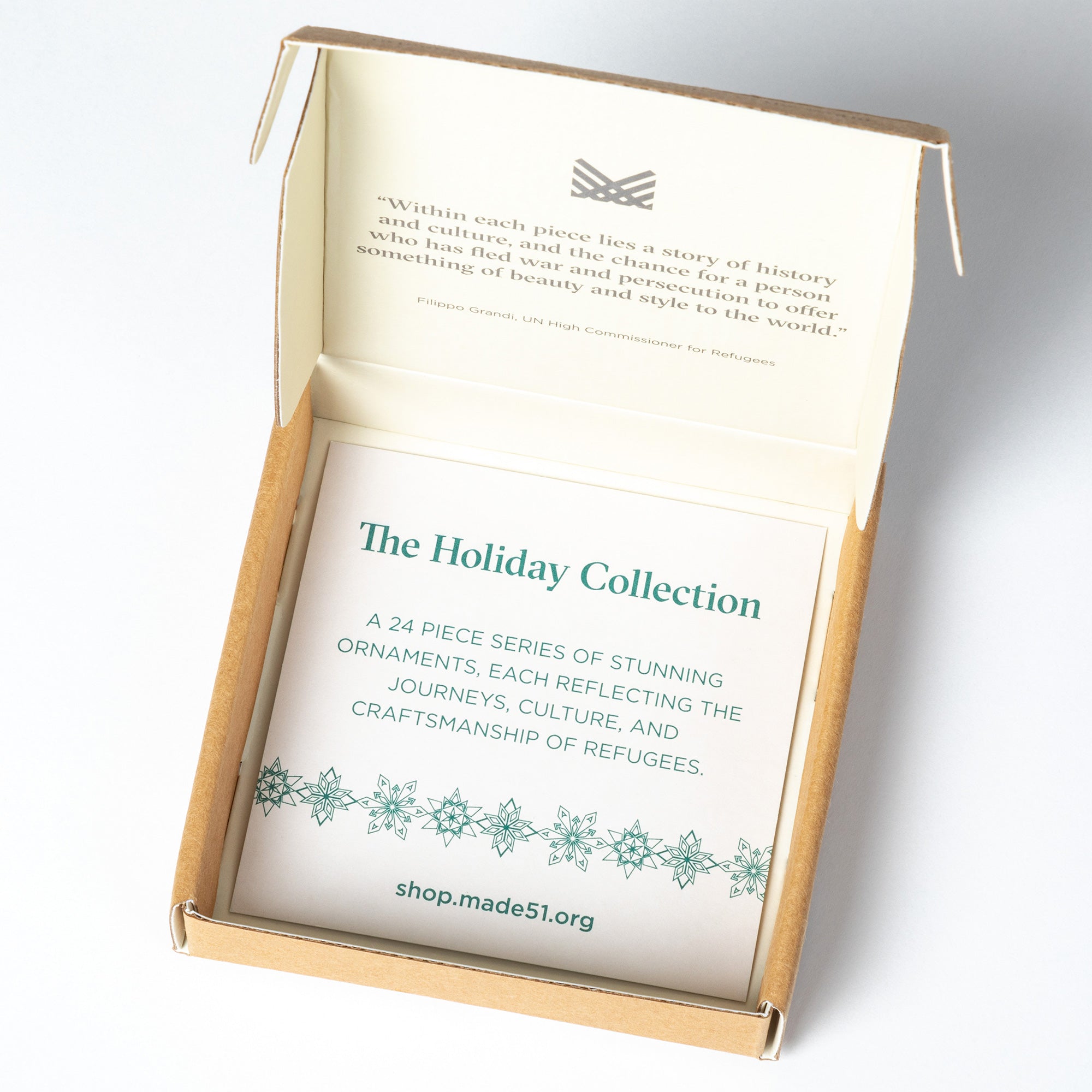 Premium Blossom of Hope Beaded Ornament - Handmade by Refugee Artisans