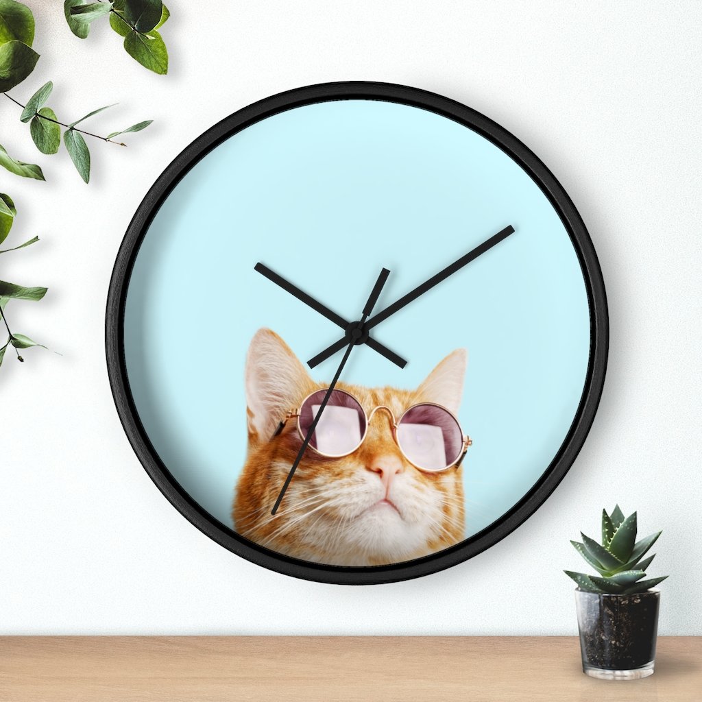 Ultimate Cat Lover's Wall Clock - Premium Wooden Design
