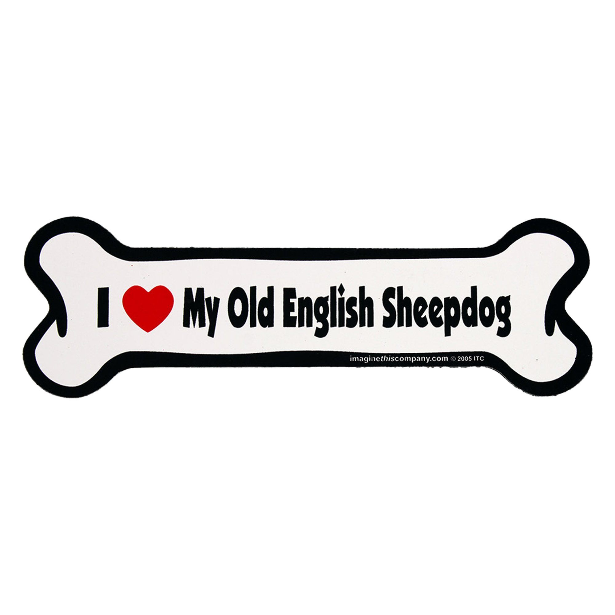 Ultimate I Love My Dog Car Magnet: Breeds L - Z | Premium Vinyl Design