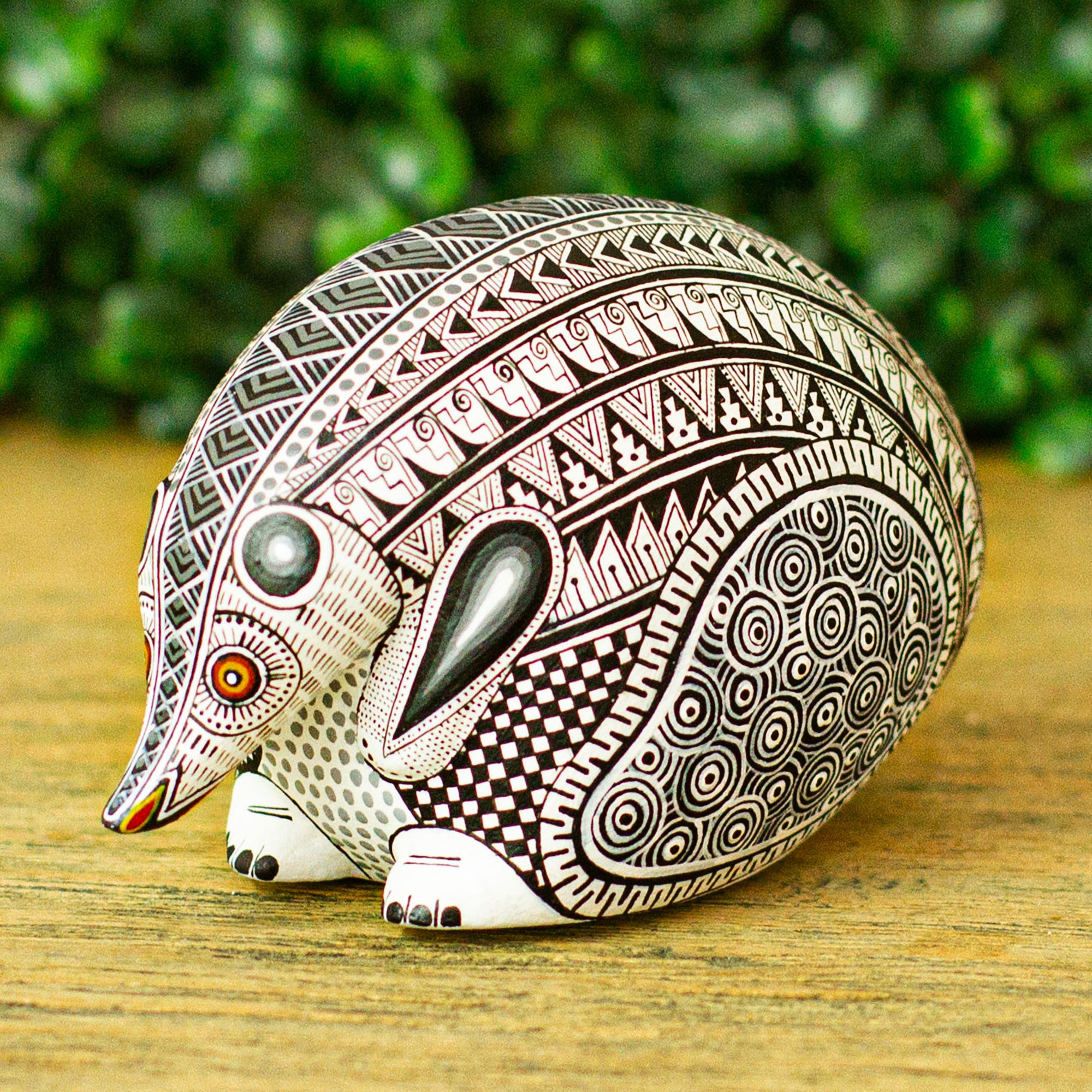 Premium Hand-Crafted Hedgehog Alebrije Figurine | Unique Mexican Artisan Design