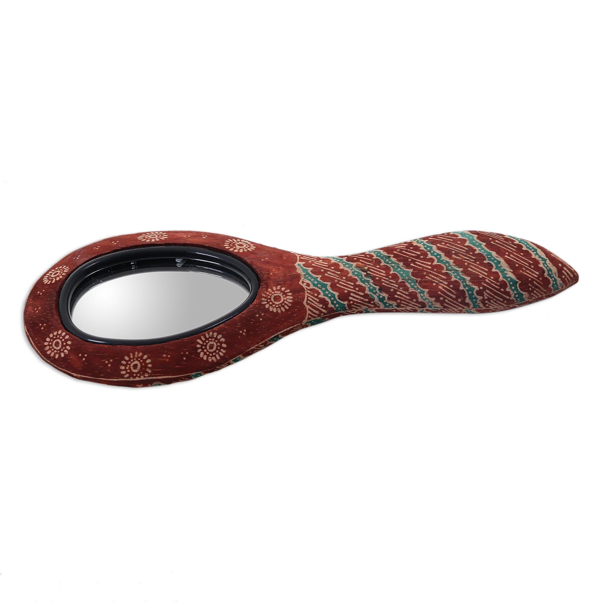 Premium Panji Handcrafted Brown Wall Mirror
