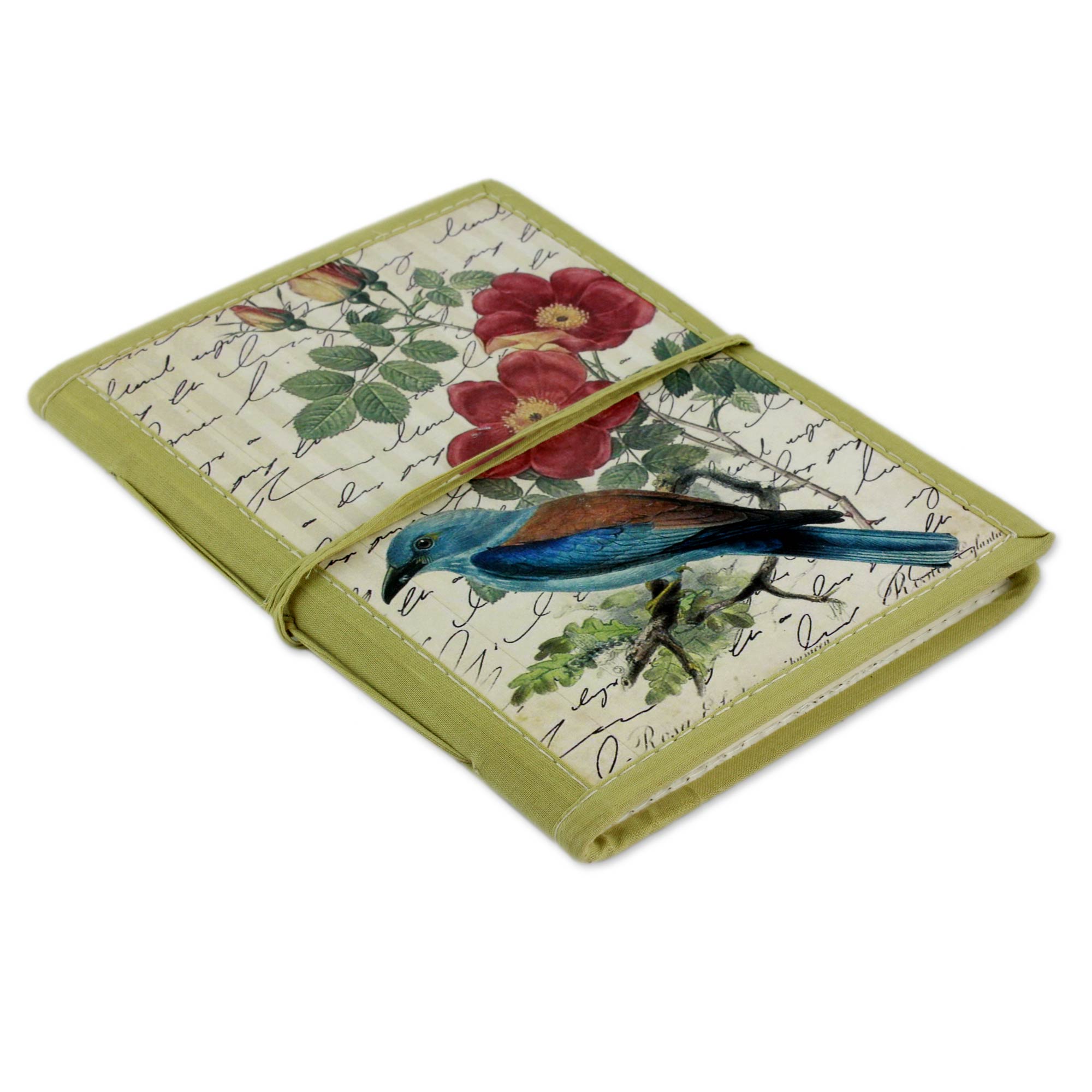 Premium Kingfisher Memoirs Handmade Paper Journal - 48 Pages of Artistic Inspiration