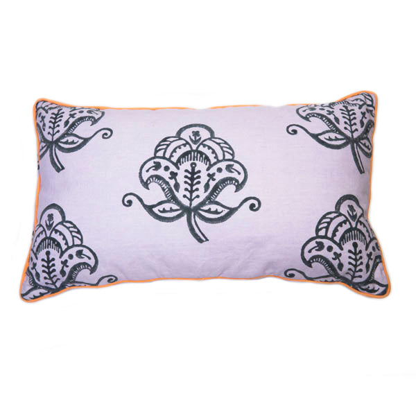 Premium Long Metallic Block Print Pillow - Ultimate Boho Chic Decor