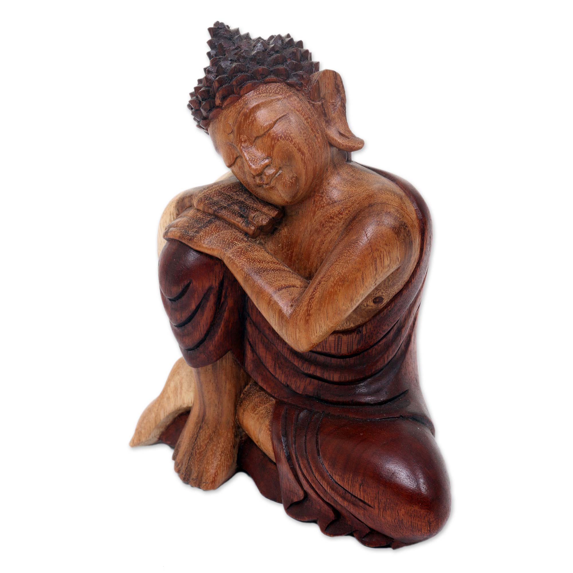 Premium Hand-Carved Balinese Sleeping Buddha Sculpture – Ultimate Peaceful Art Piece