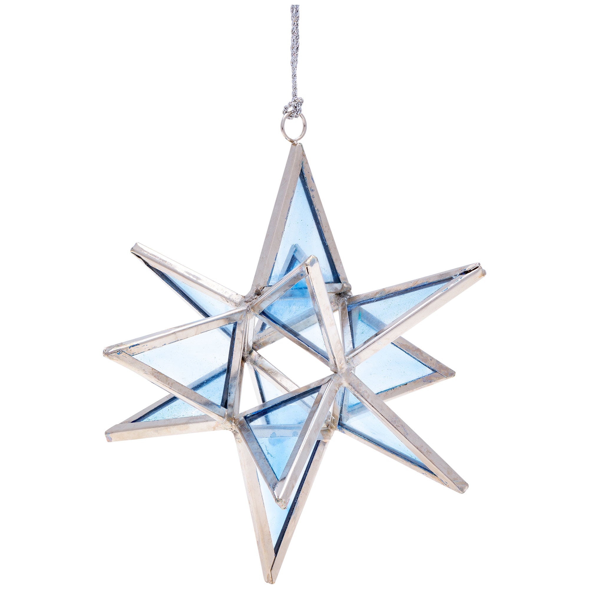 Premium Handcrafted Moravian Star Ornament | Fair Trade Stained Glass Decor