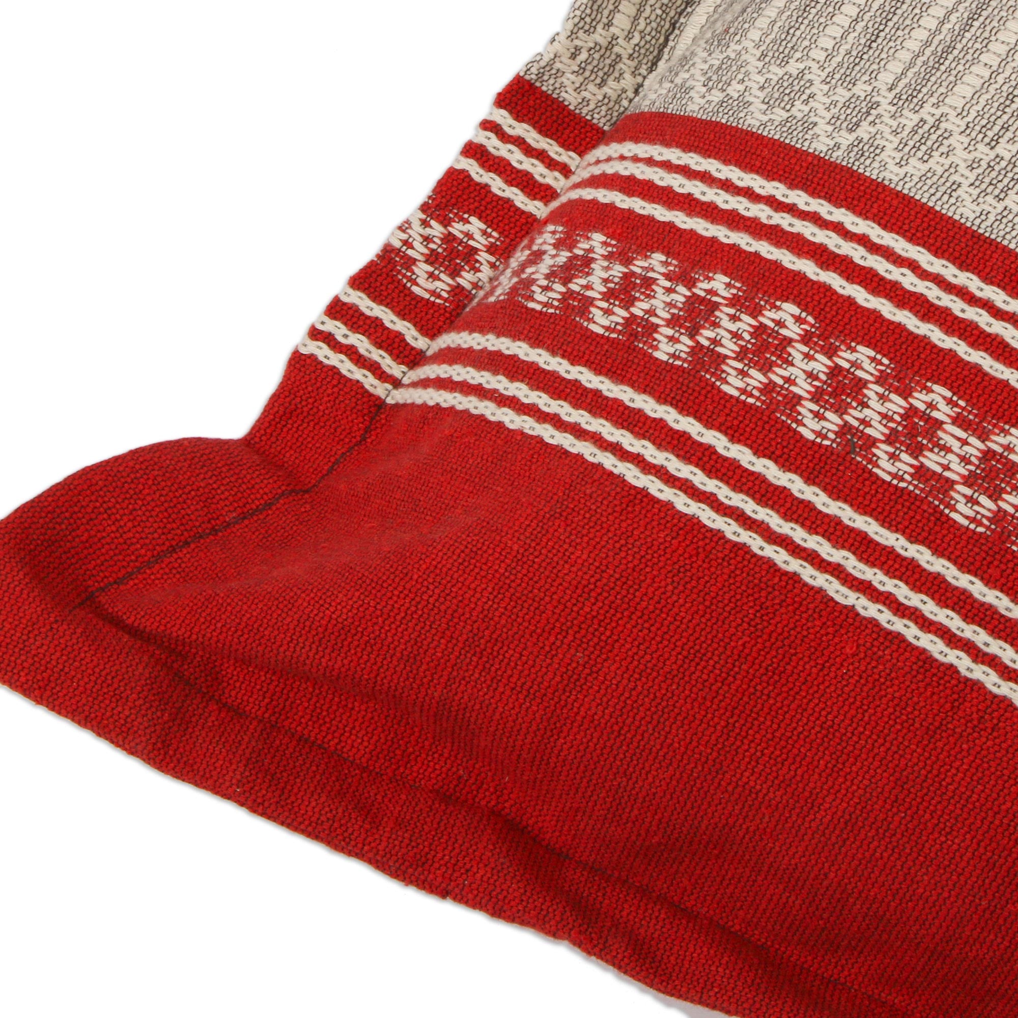 Premium Chili Passion Eco-Friendly Throw Pillow Cover - Handmade Artisan Design