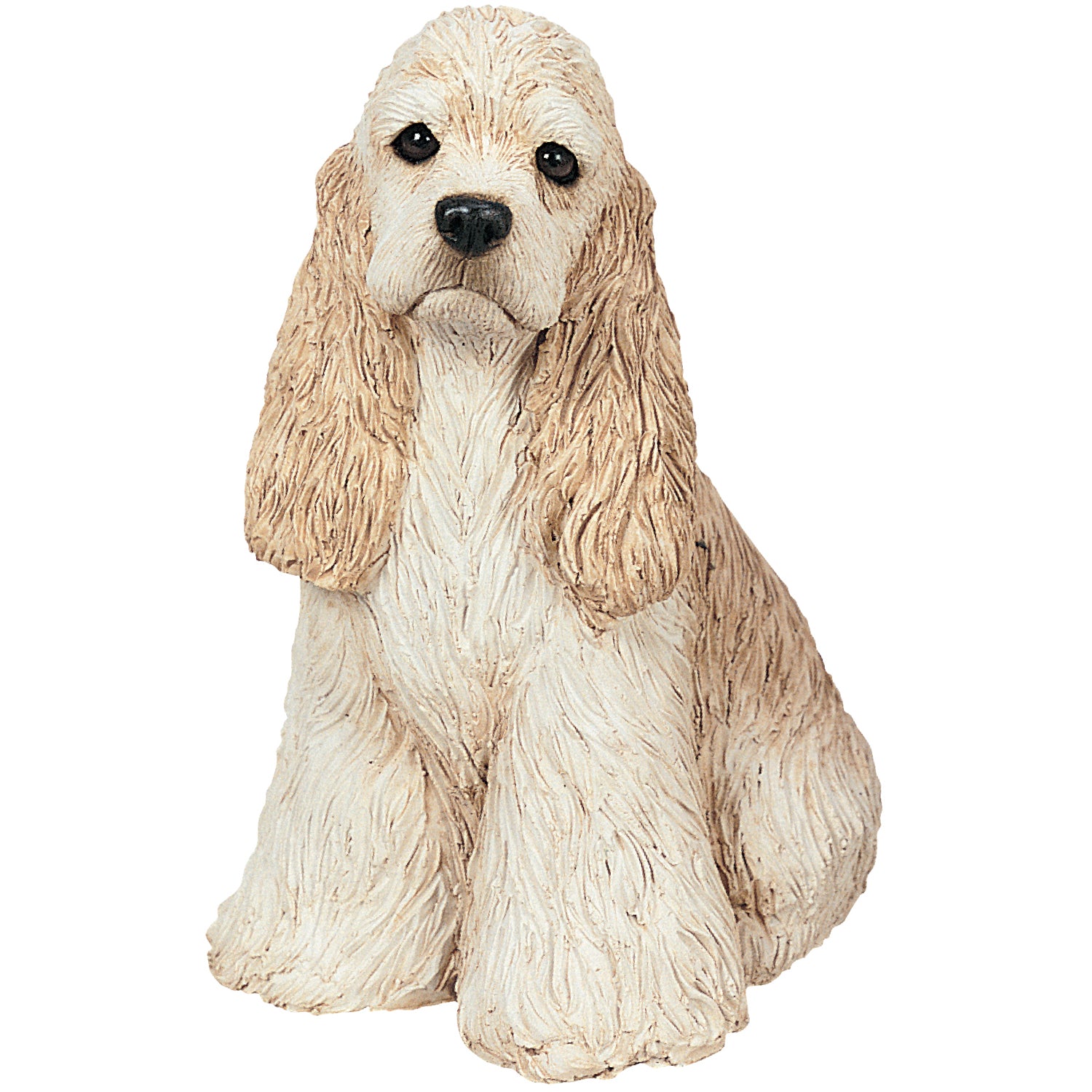 Premium Handcrafted Buff Cocker Spaniel Dog Sculpture
